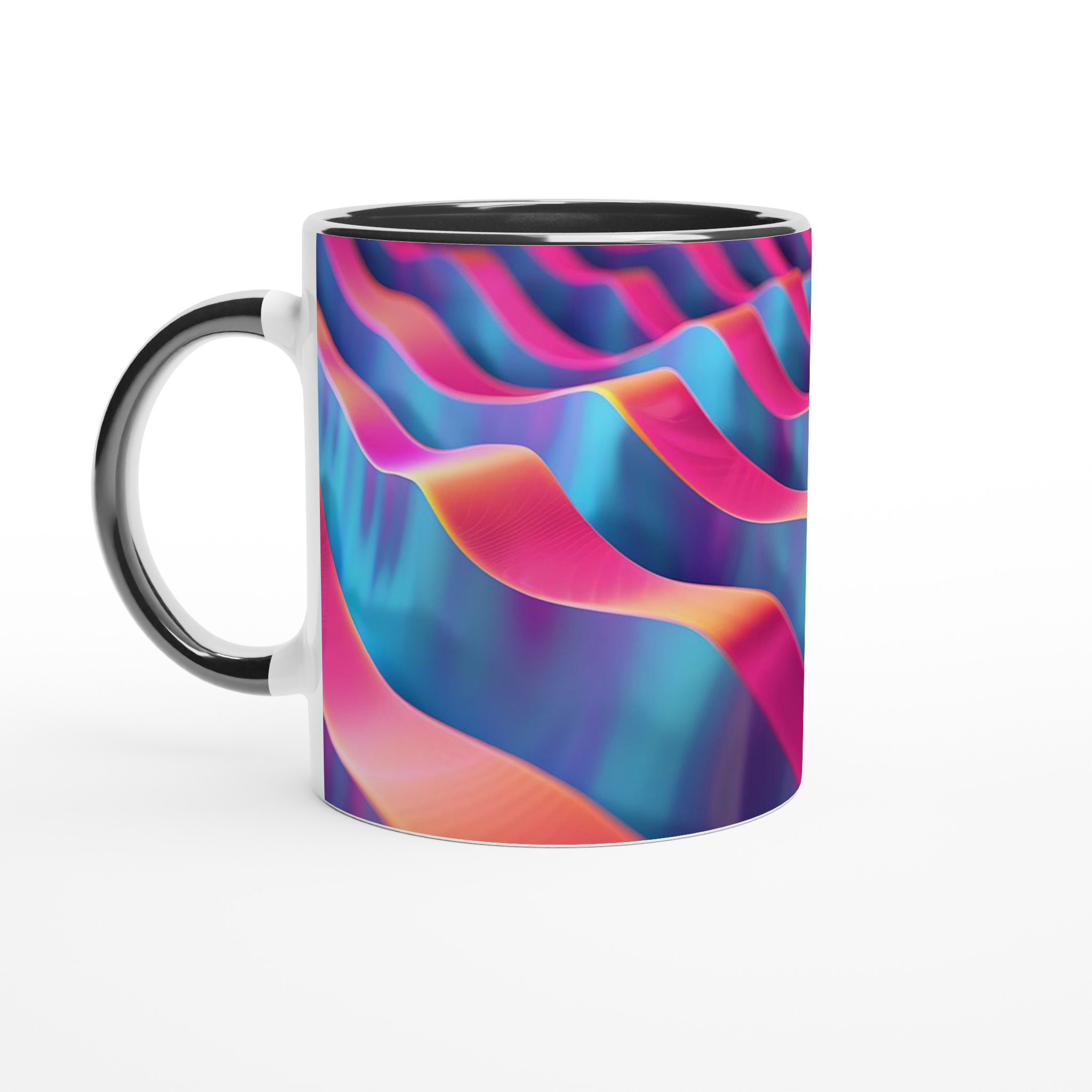 Abstrakt Vågmotiv 11oz Keramisk Mugg – Vibrerande Design i Valfri Färg! 4 3ed76c72-4f1c-4a4d-a9a2-4c0205180c54