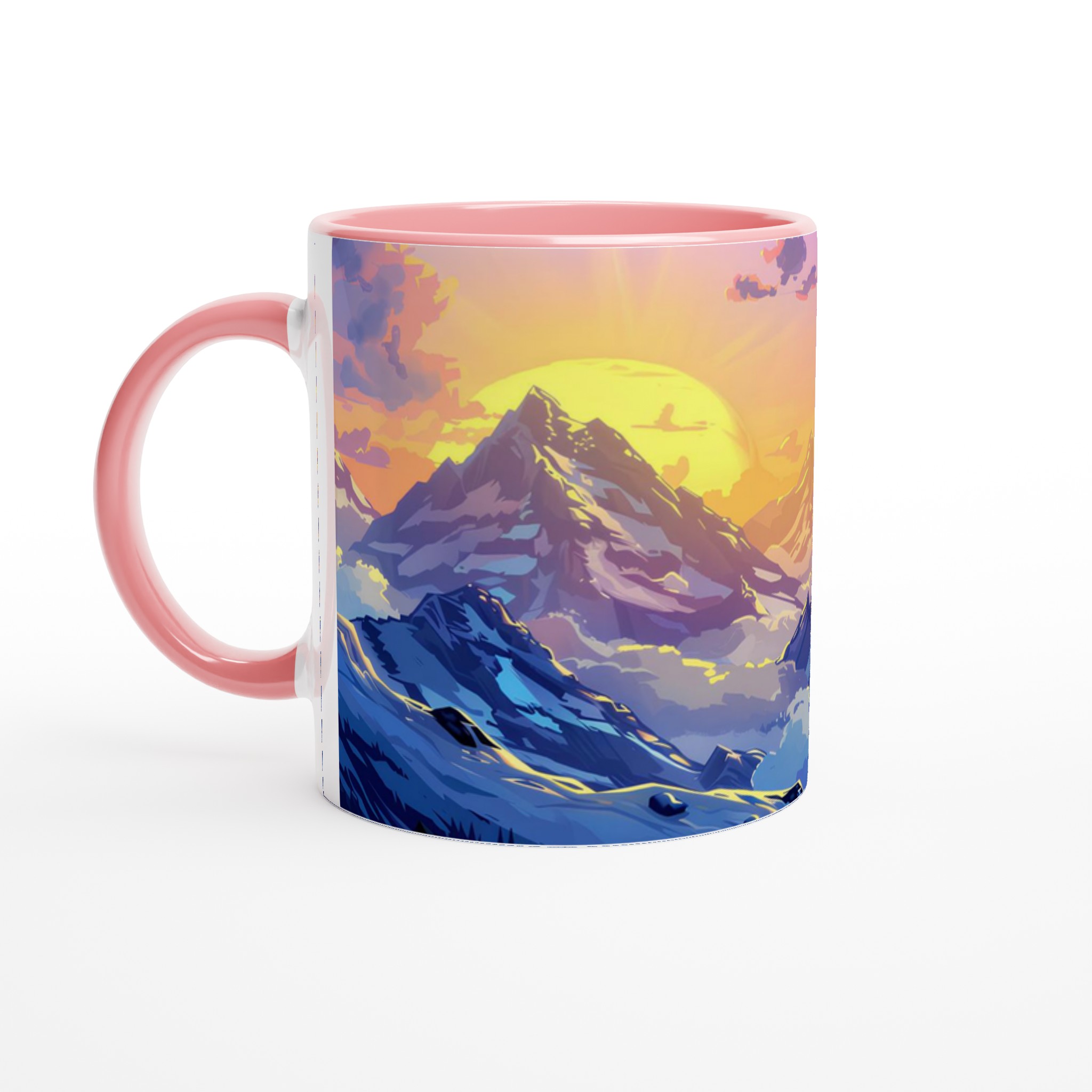 Alptoppar Solnedgång – 11oz Keramisk Mugg för Äventyrslystna 6 3ef17810-a0e3-4356-9b08-3c95e9e92384