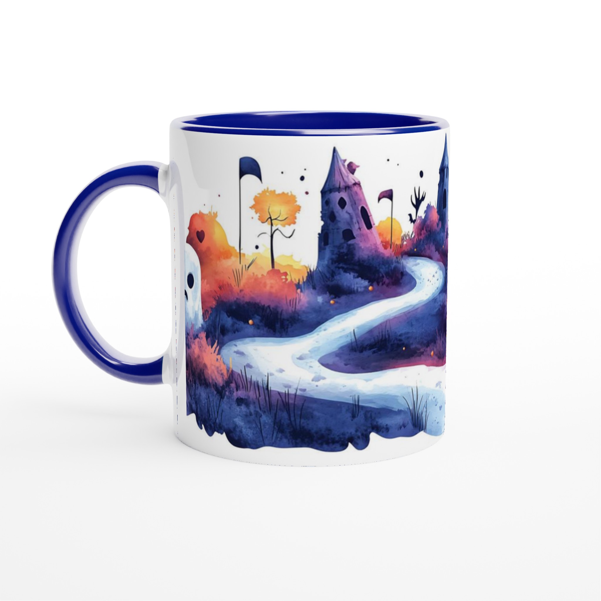 Mystisk Halloweennatt 11oz Keramisk Mugg – Drömlik Akvarell i Dina Favoritfärger 2 3f086e16-bff3-4797-bdd8-f4cfeb8fba42