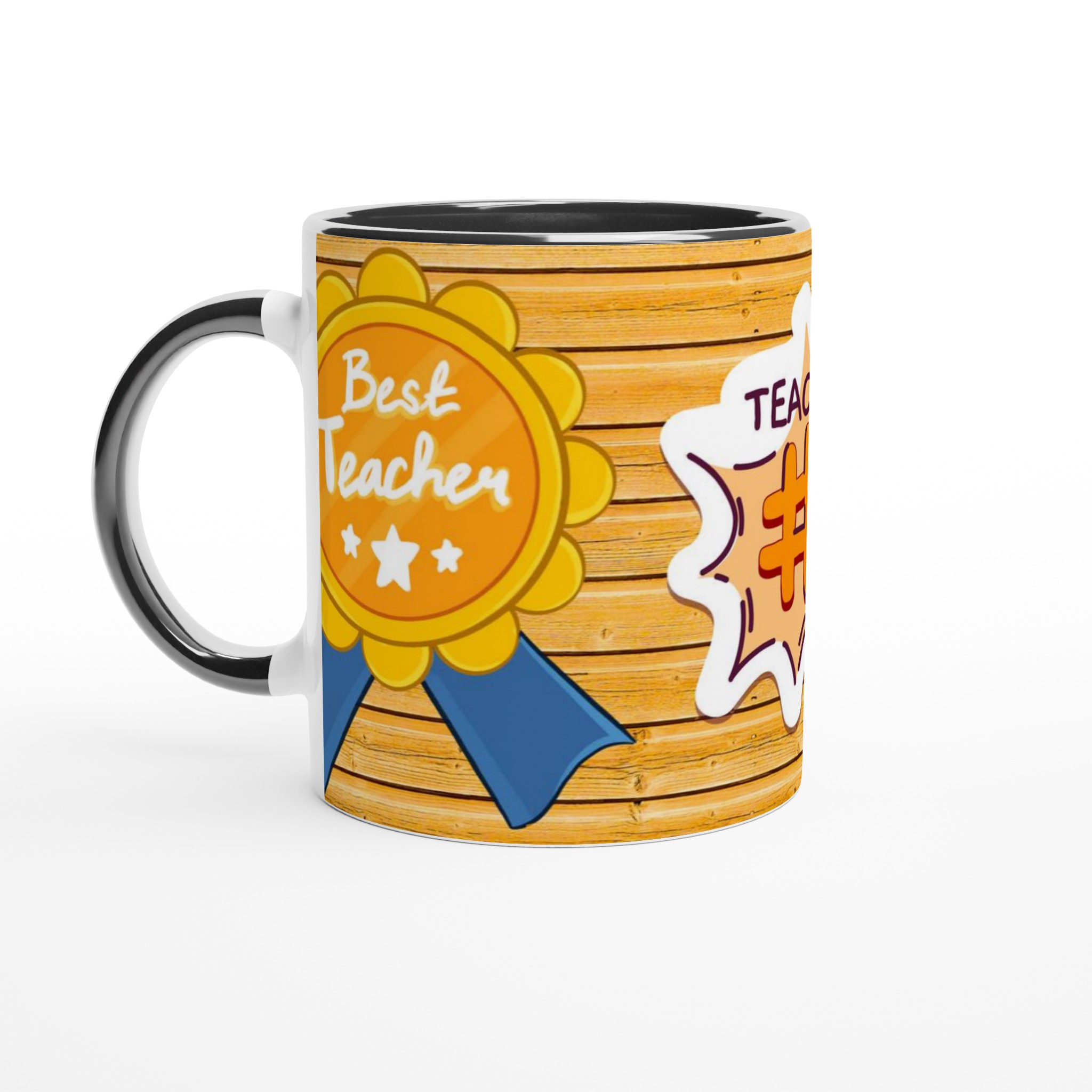 Vit 11oz keramisk mugg – Hylla lärare med glädje i sex färgstarka nyanser 4 3f0e3ff8-cc8b-4a7c-9009-f8f36b2e6926