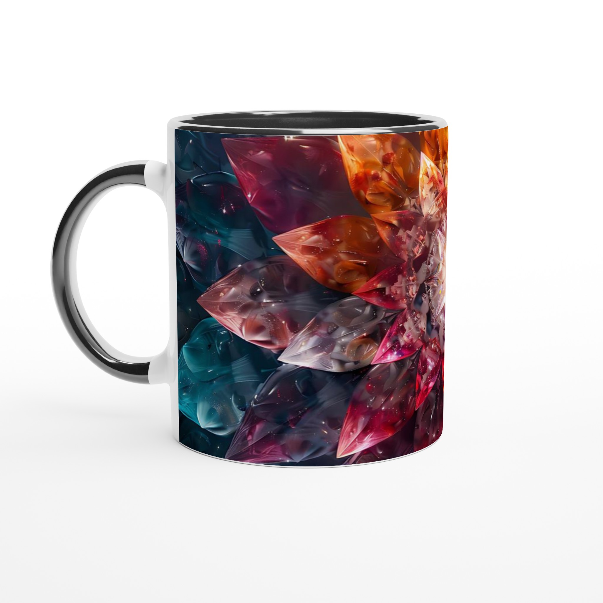 Abstrakt Kristallblomma 11oz Keramisk Mugg – Konstnärligt Tryck för Färgstarka Morgnar 4 3f53194a-7cd5-4b18-9cfe-e6433daffdb1