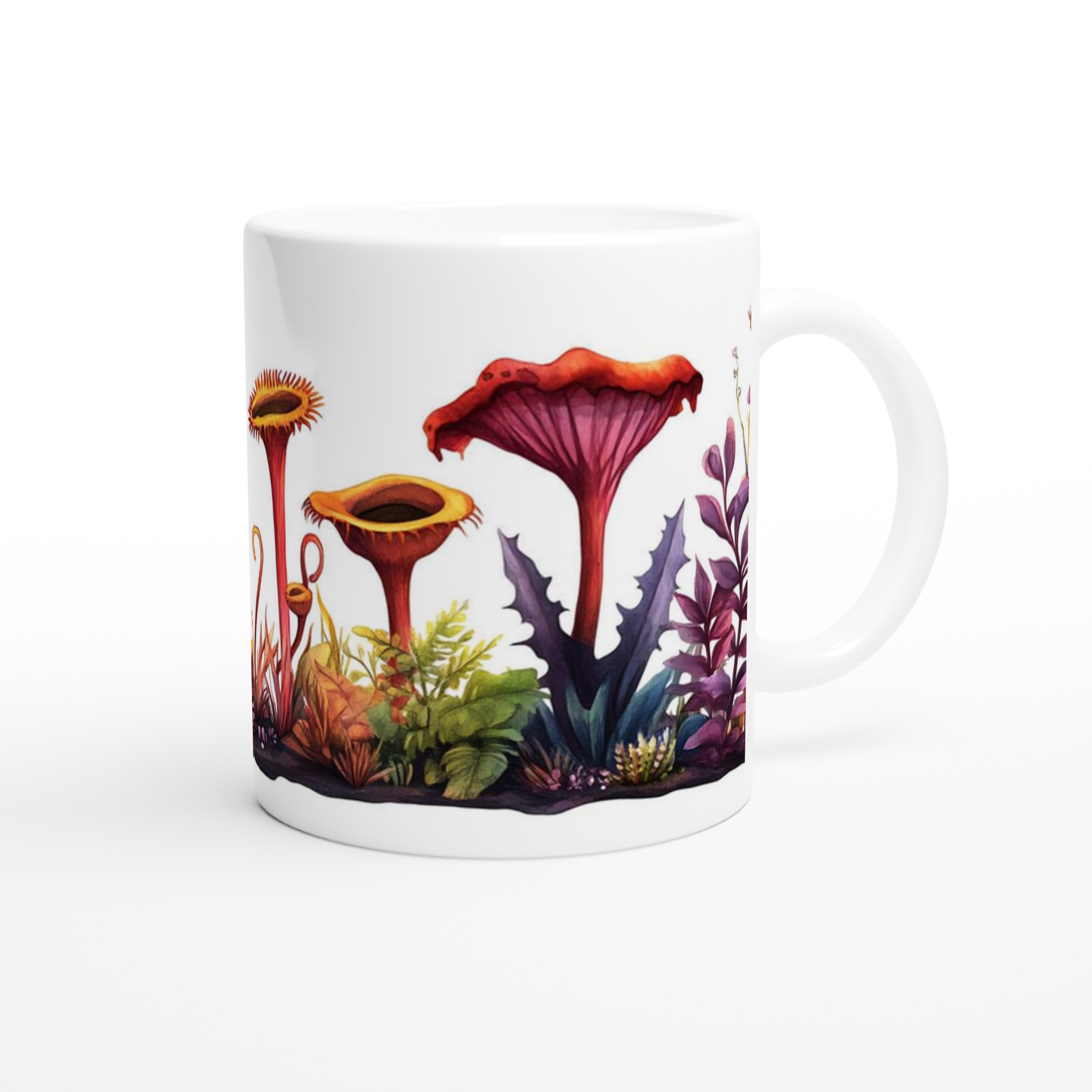 Fantastisk Skogsmugg – Livfull Botanisk Design i Akvarell | 11oz Keramik 9 3f55b065-5a18-4e61-8002-79b799caef68