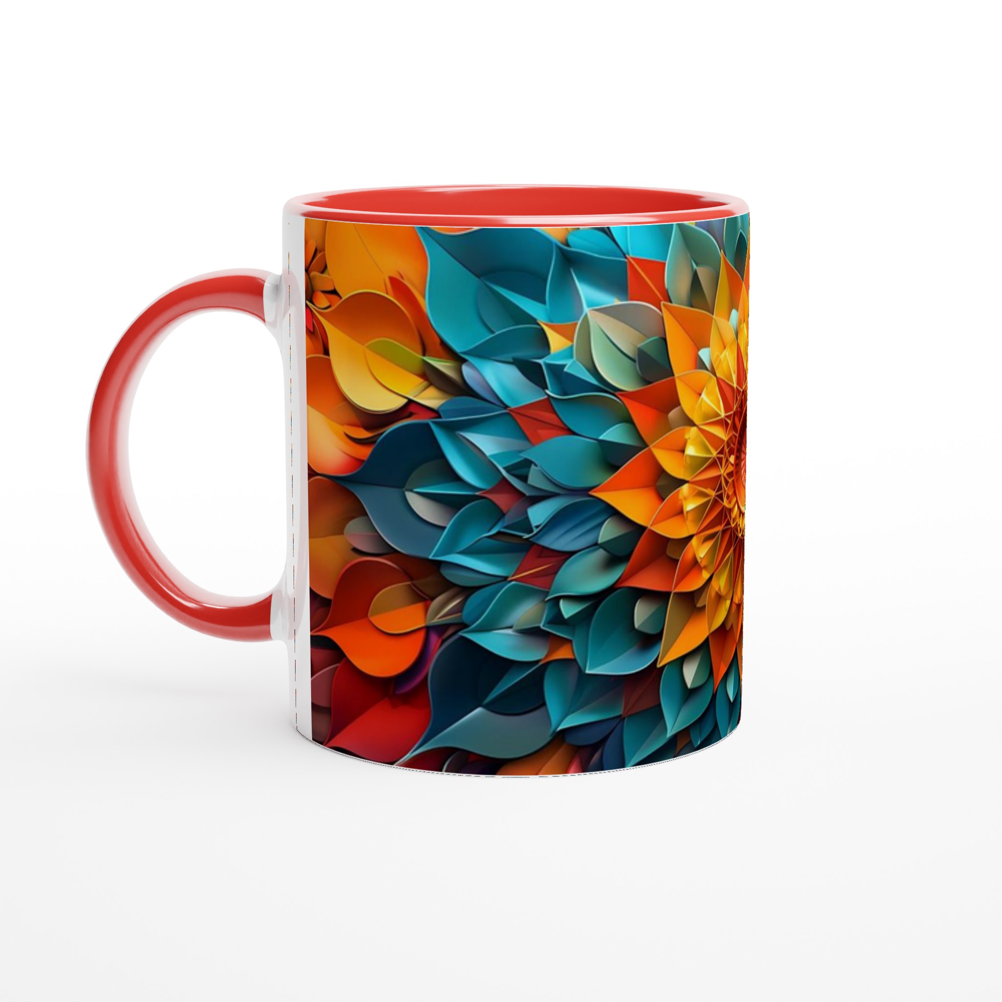 Abstrakt Mandala Keramikmugg - 11oz, Välj mellan 7 levande färger för din favoritmugg! 5 3f5a0695-380a-40d9-9b7d-ef8c9a2fd0bc