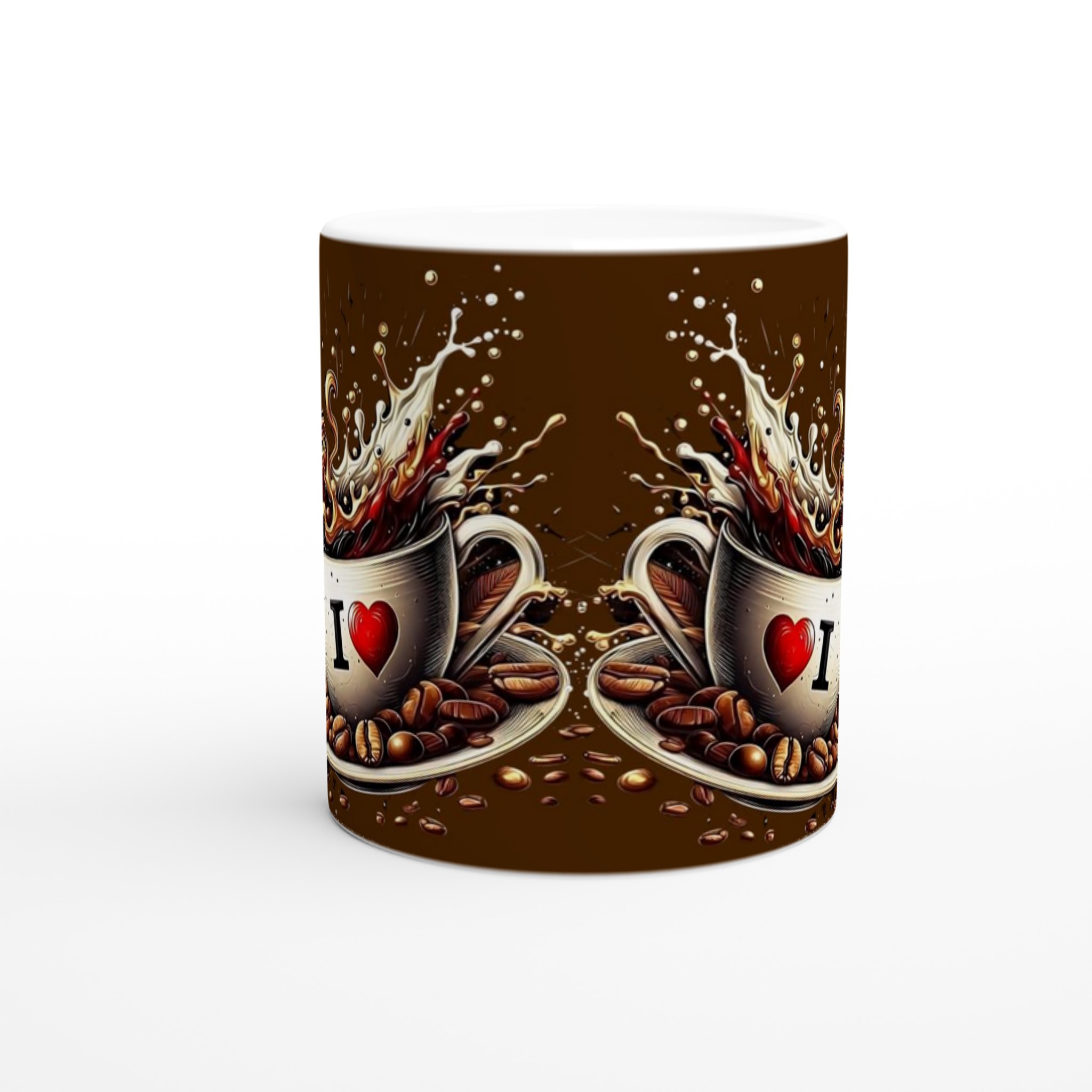 Vit 11oz keramisk mugg med kärleksfullt kaffemotiv – välj din perfekta färg 9 3f6f01d9-1b8a-4ea2-8049-255a1aa73469