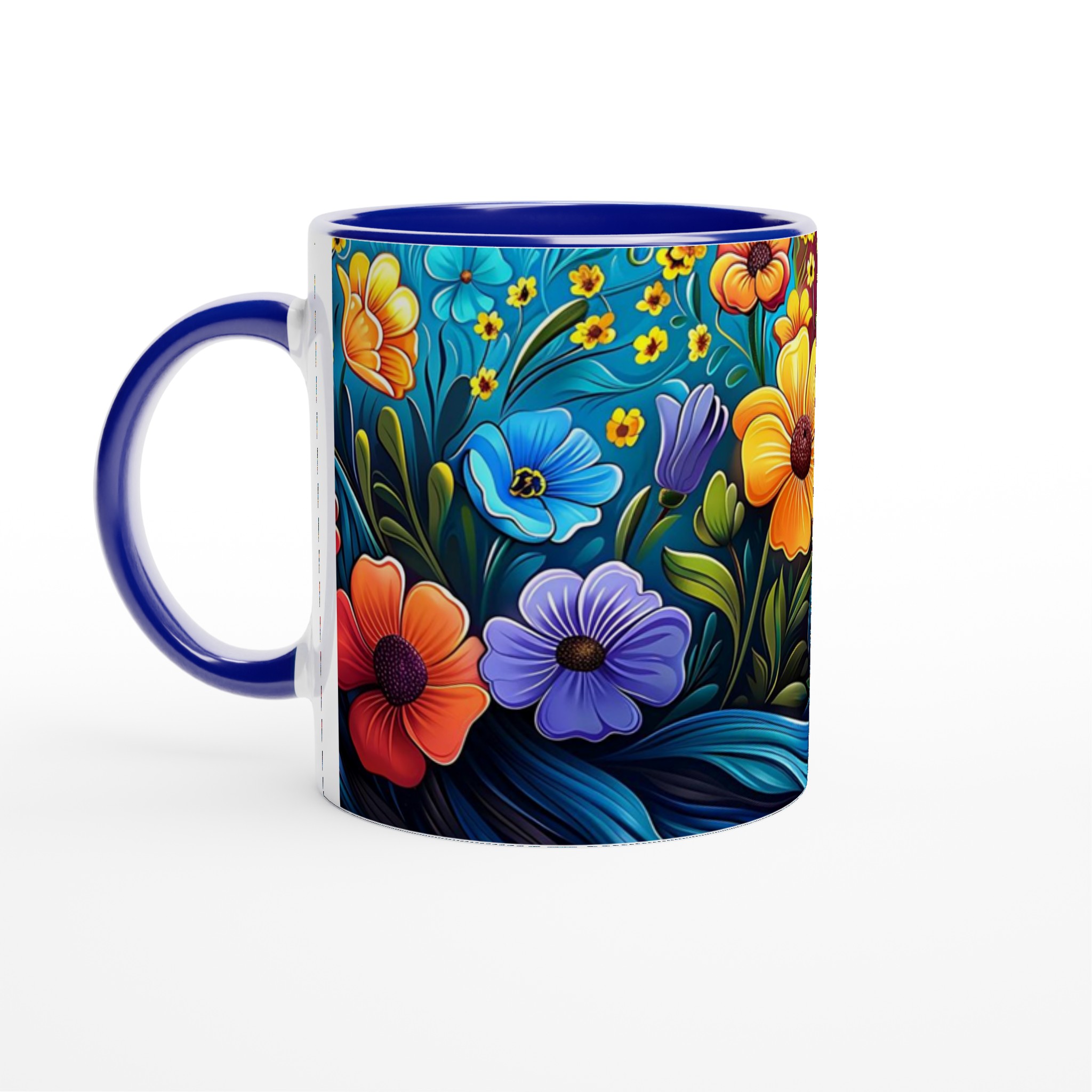 Blomstrande Keramisk Mugg 11oz – Välj bland 7 Livfulla Färger för Din Perfekta Kaffestund 2 3facda9b-00cb-4ea3-9fd5-7a36b8144bad