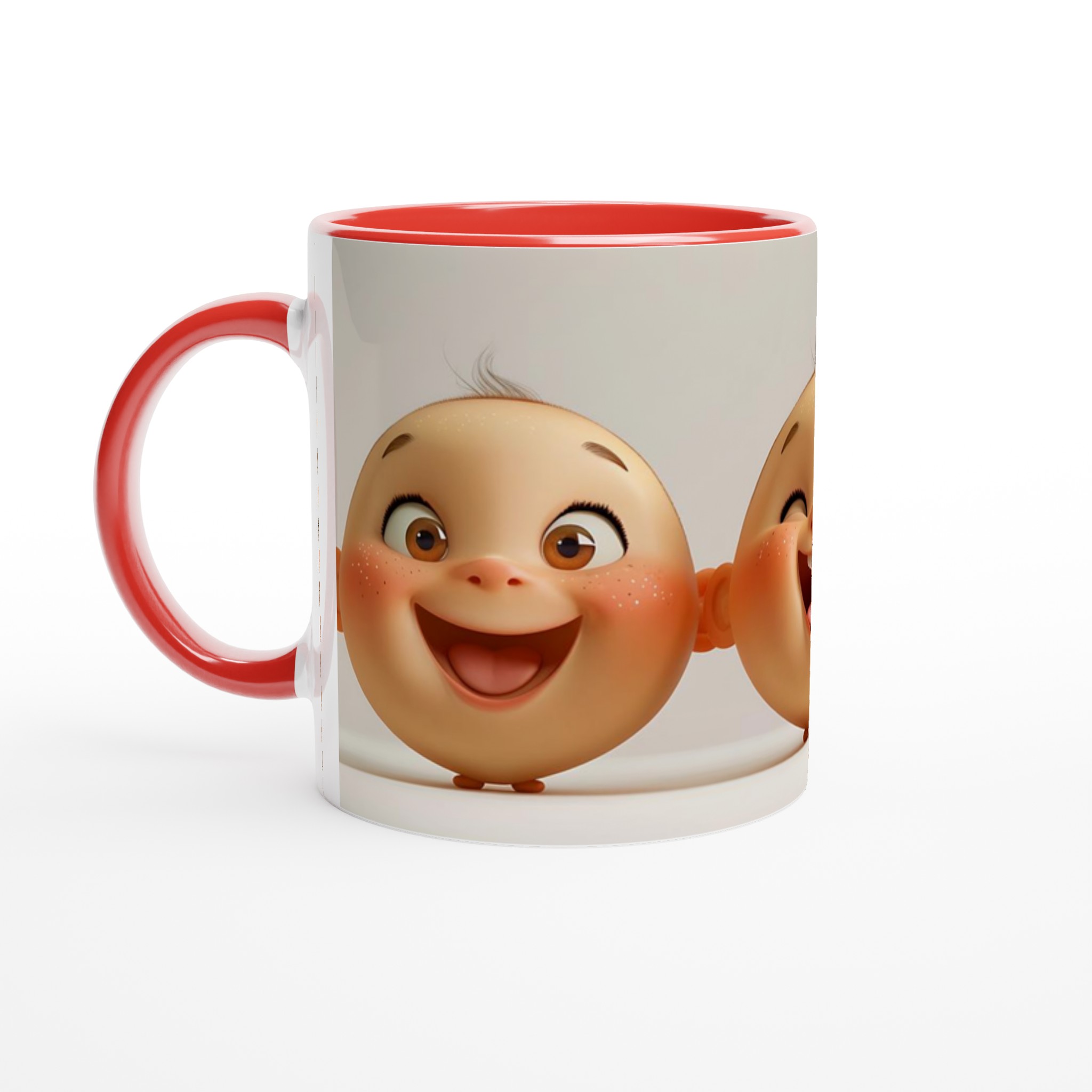 Glad Bebis Mugg - Keramisk Kopp med Charmigt Ansikte och Personliga Färgalternativ 5 3fce5d22-1cf4-4f8c-b74b-a71bedf58a63