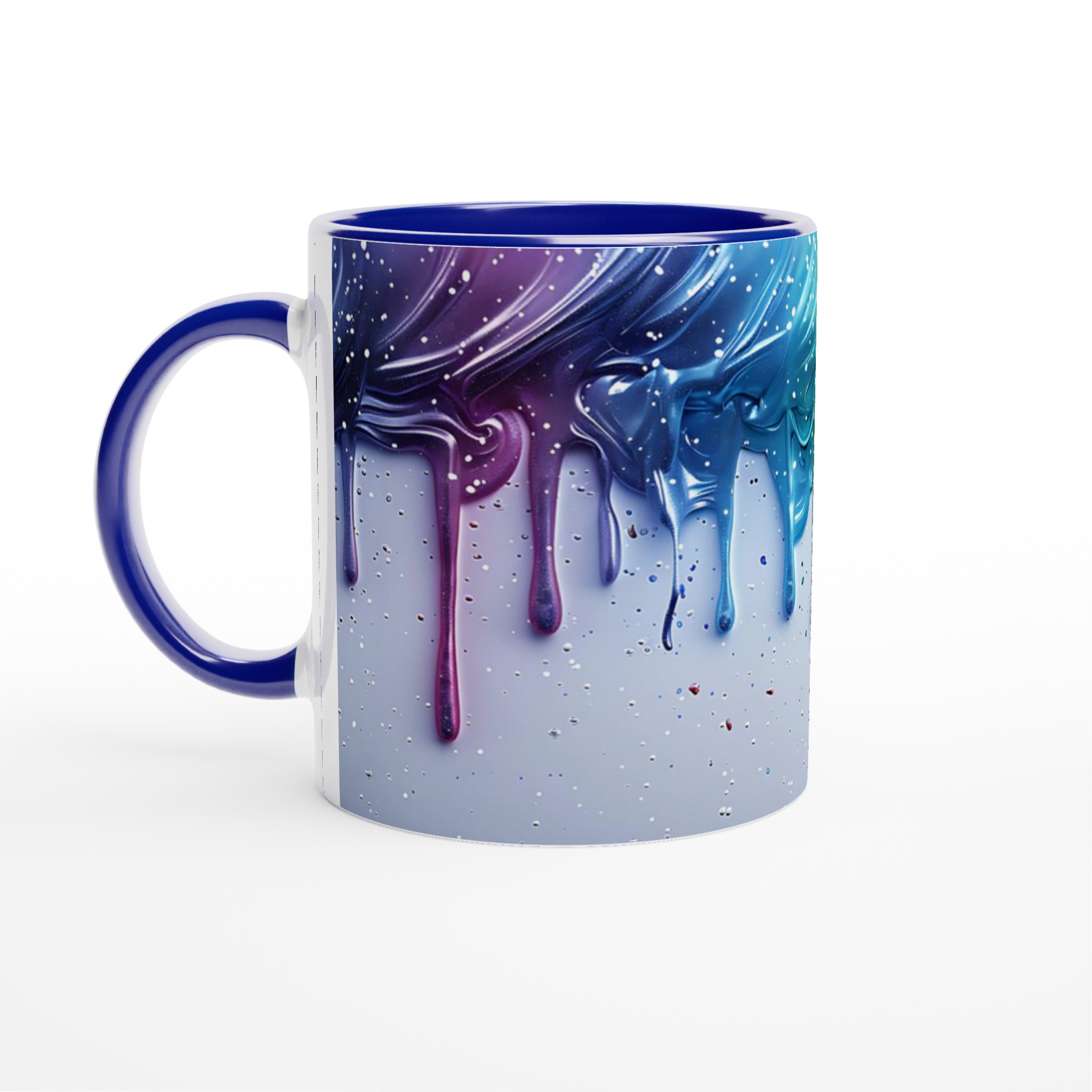 Färgsprakande 11oz Keramisk Mugg – Konstnärligt Regnbågsdesign i Sju Levande Färger 2 3fd14fa6-5ba7-4c4d-9cea-8fb9019bce6f