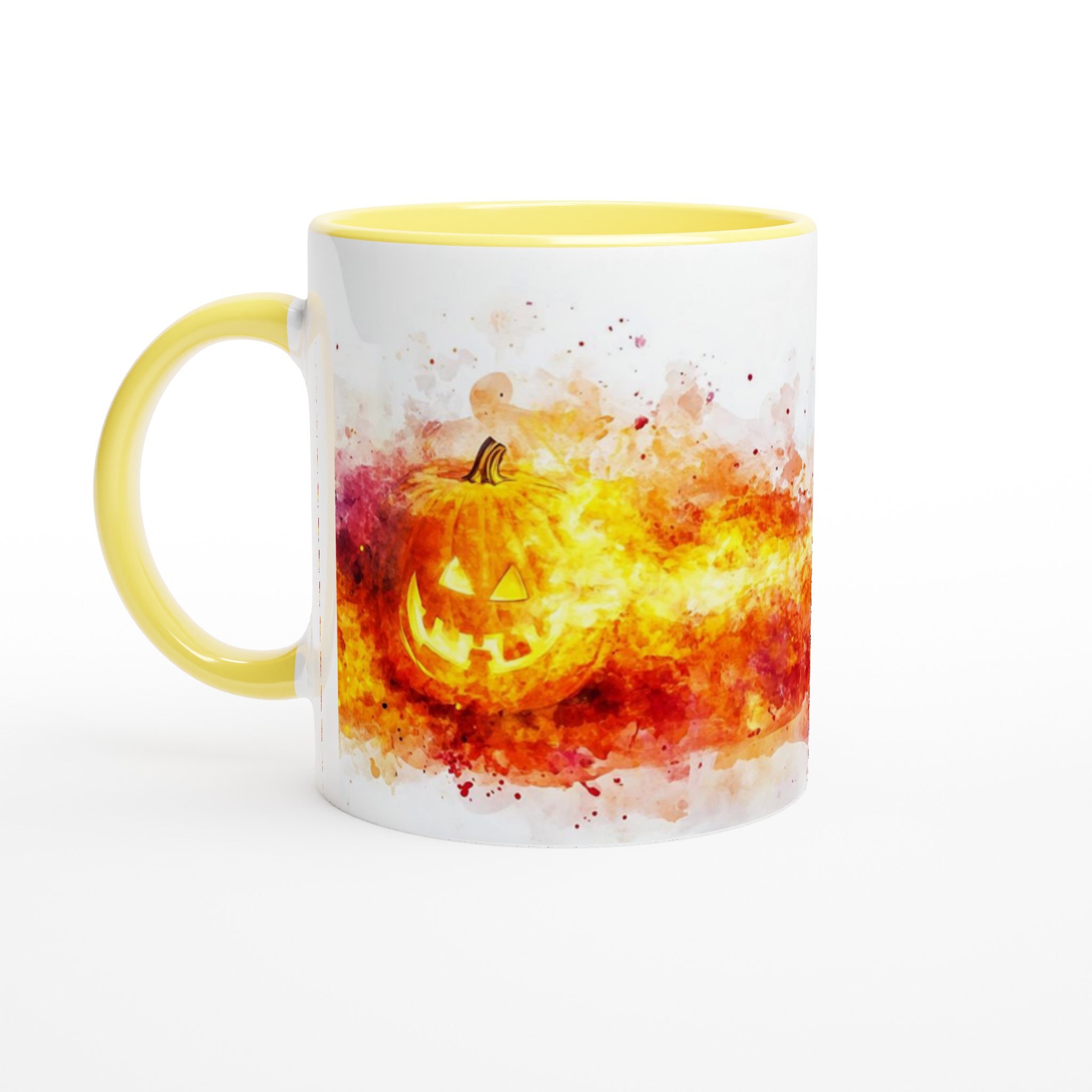 Unik Halloween Brandman Pumpa Mugg - Keramisk Kopp i Valfri Färg för Festliga Drycker 3 3fea1ad7-232d-4c67-9a9a-fbdbcc8efacc