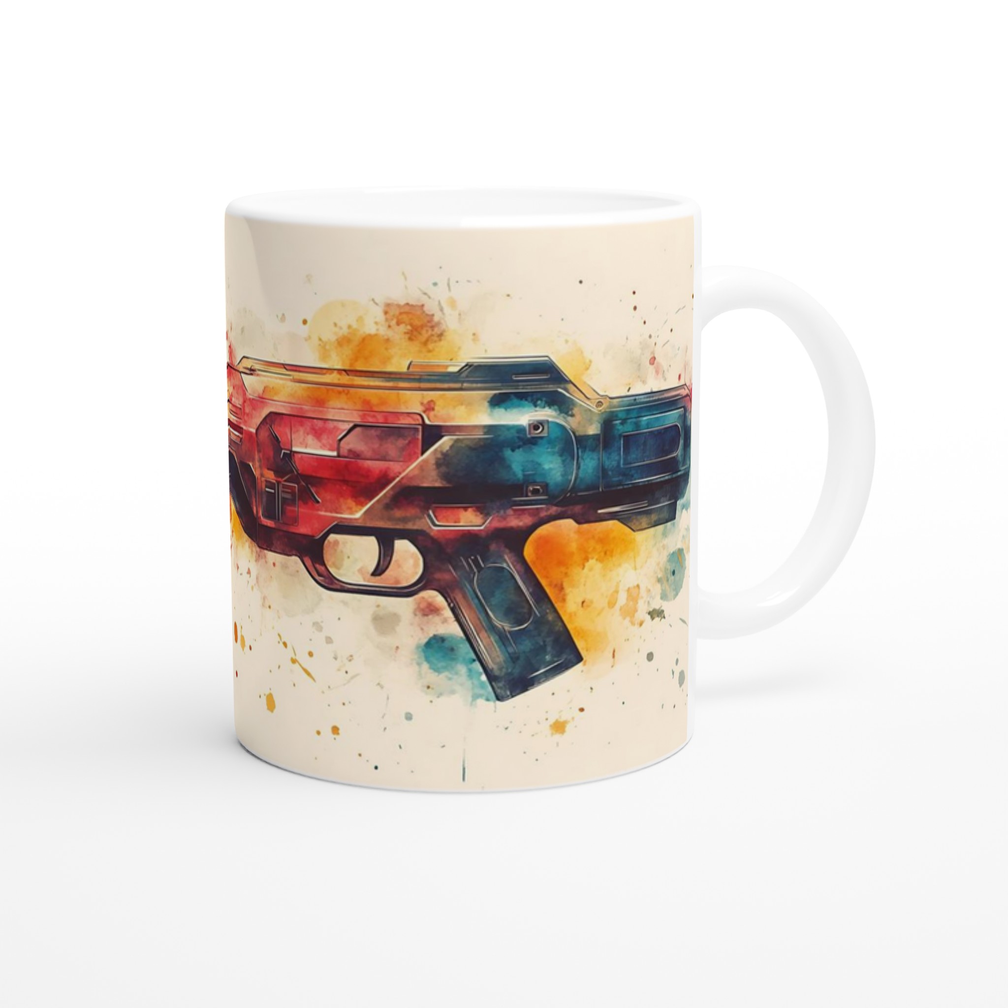 Futuristisk Vattenfärg: 11oz Keramikmugg – En Explosion av Färg & Design 9 3ff2561a-47be-47e6-b12b-bf5682d9b590