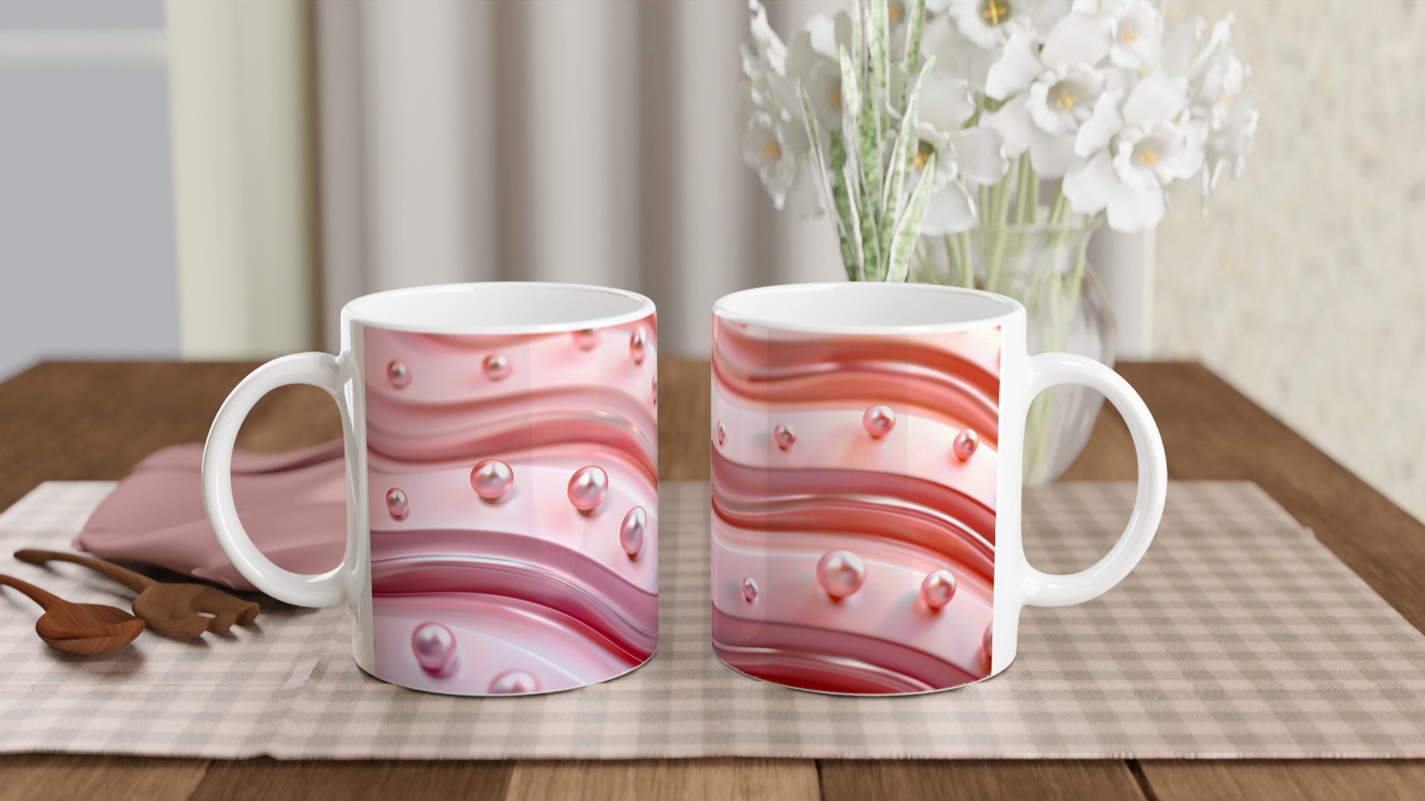 Lyxig Rosa Pärlemor Mugg – 11 oz Keramikmugg för Vardagsglamour i Valfri Färg 10 4055ca4f-424b-4a6b-8dde-133fae4fd9c4
