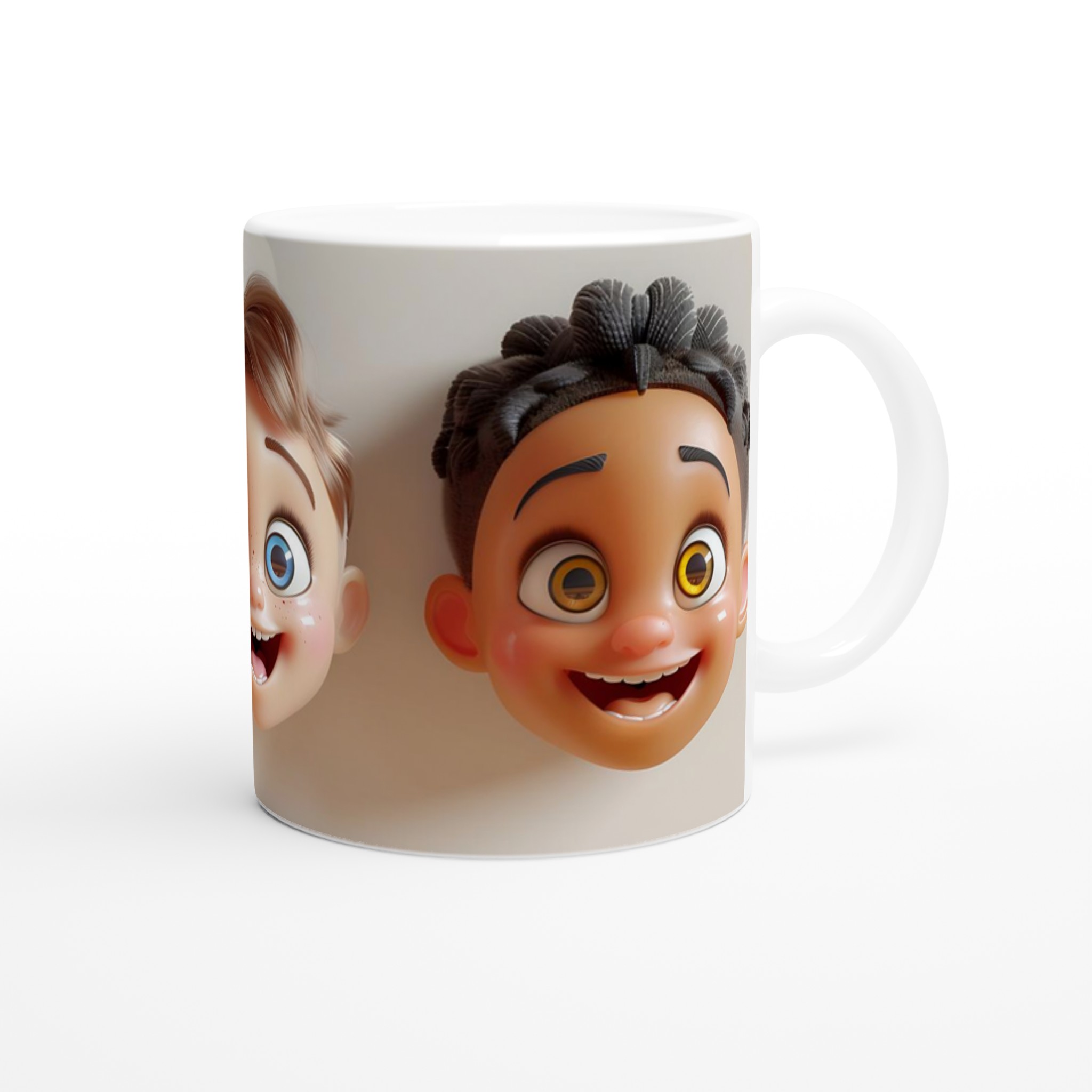 Glad Cartoon Ansikte Keramikmugg – En Färgstark Start på Dagen! 9 4063cfc6-b197-4019-b8aa-0329b497b3e8