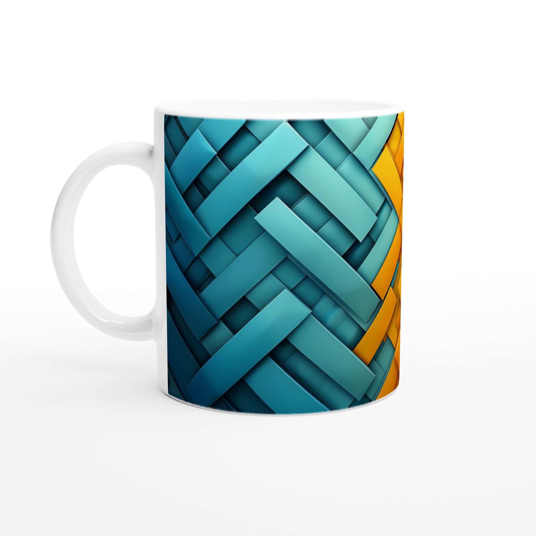 Abstrakt Mosaik Keramikmugg - 11oz Hållbar Design för Färgglada Stunder 1 409f9c61-c7fe-434f-9384-4dee1a5018cb