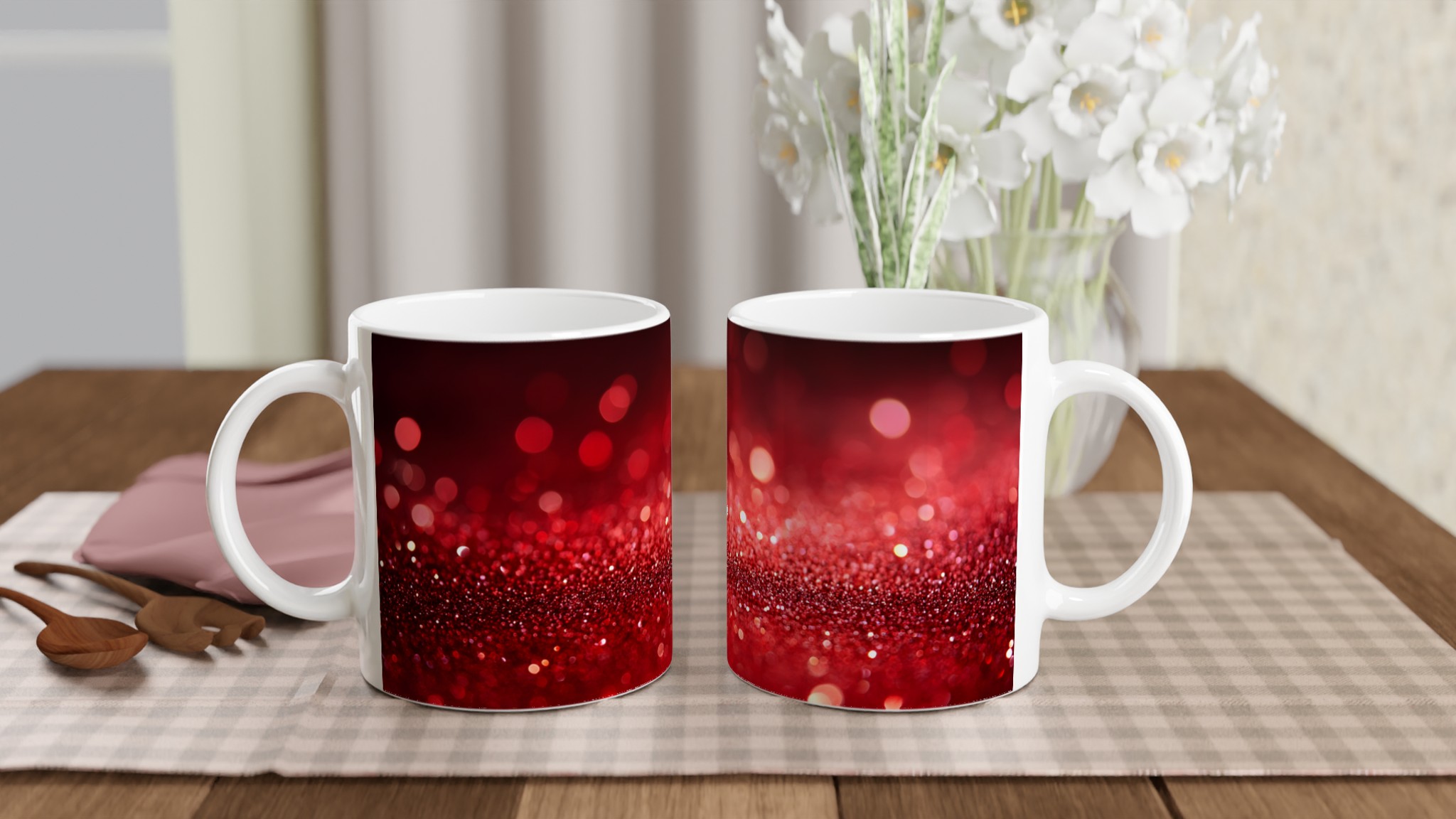 Glittrande Röd Keramisk Mugg – 11 oz För Din Vardagslyx i Valfri Färg 10 40a501db-ca50-41e3-9d6d-61e5f7855bdc
