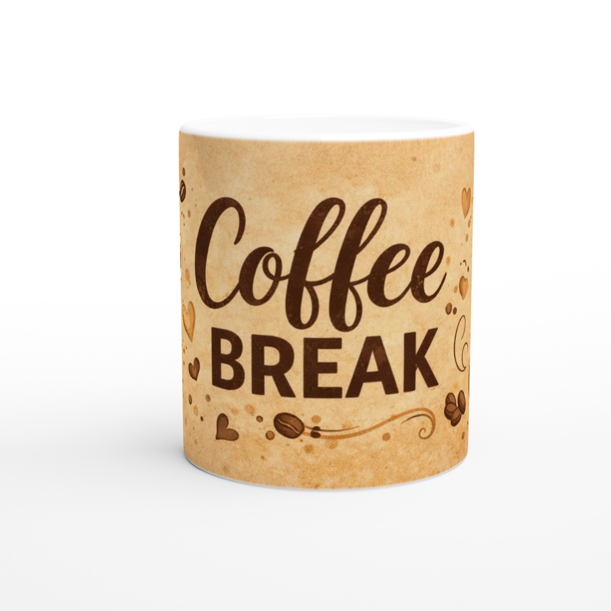 Vit 11oz Keramisk Mugg – Coffee Break Edition in Your Choice of Vibrant Colors 8 40a55253-b61f-46a8-bcef-2f992052972c