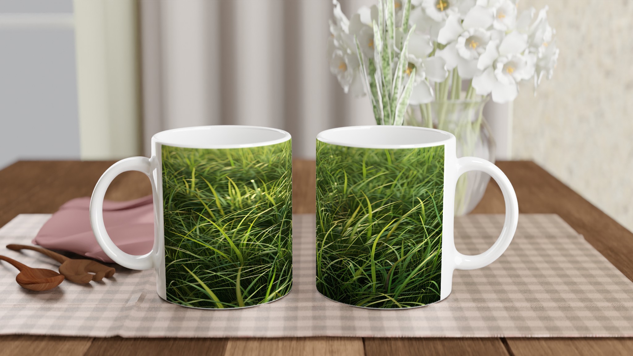 Grönskande Gräsmotiv Mugg – 11oz Keramikmugg för en Naturinspirerad Kaffestund i Din Valfria Färg 10 40bebeb7-78c5-407c-9b5b-7cf2cb9a97ac