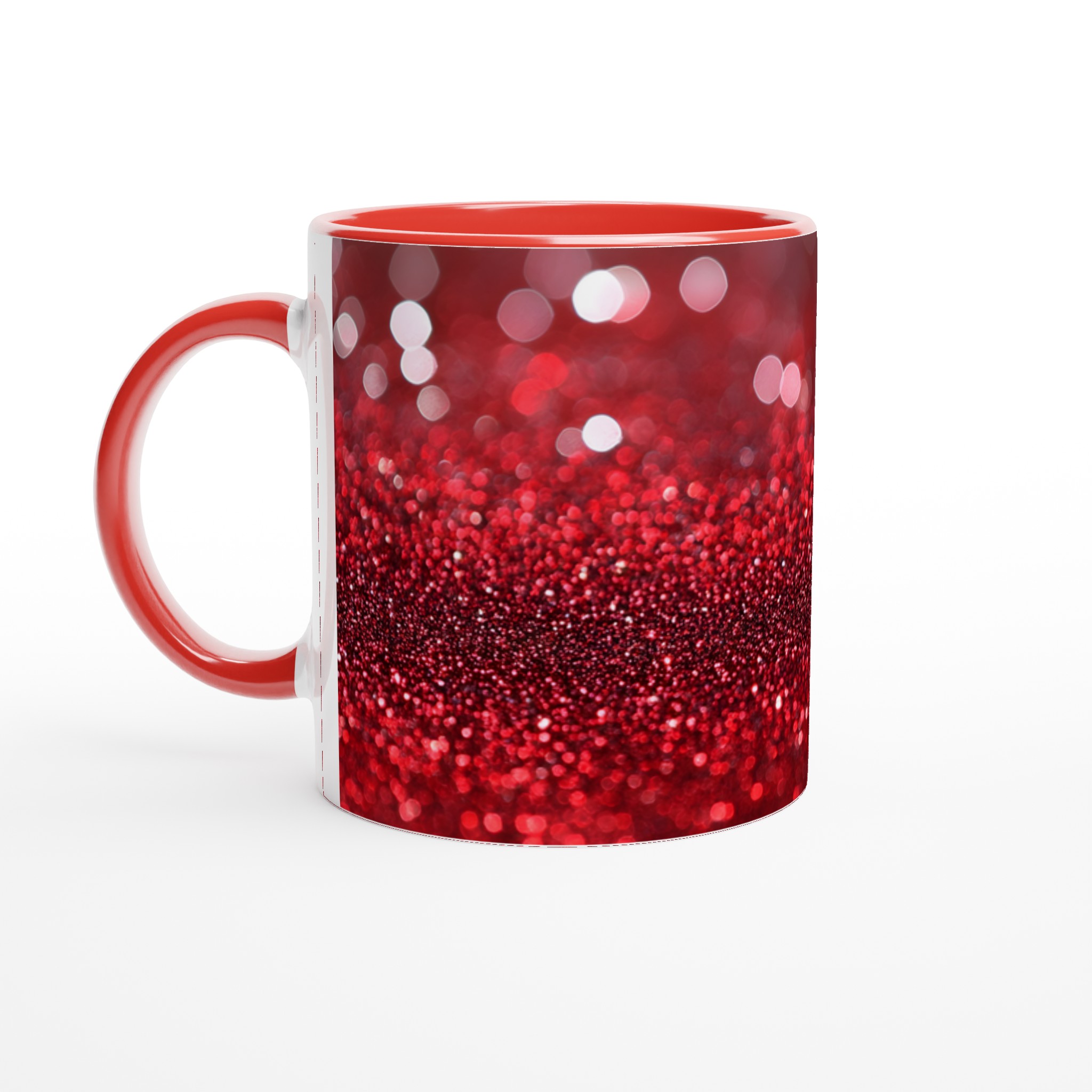 Glittrande Keramikmugg i 11oz – Strålande Red Glitter Design i Flera Färger 5 4106e5c8-02e0-4647-a222-7e210604d54b