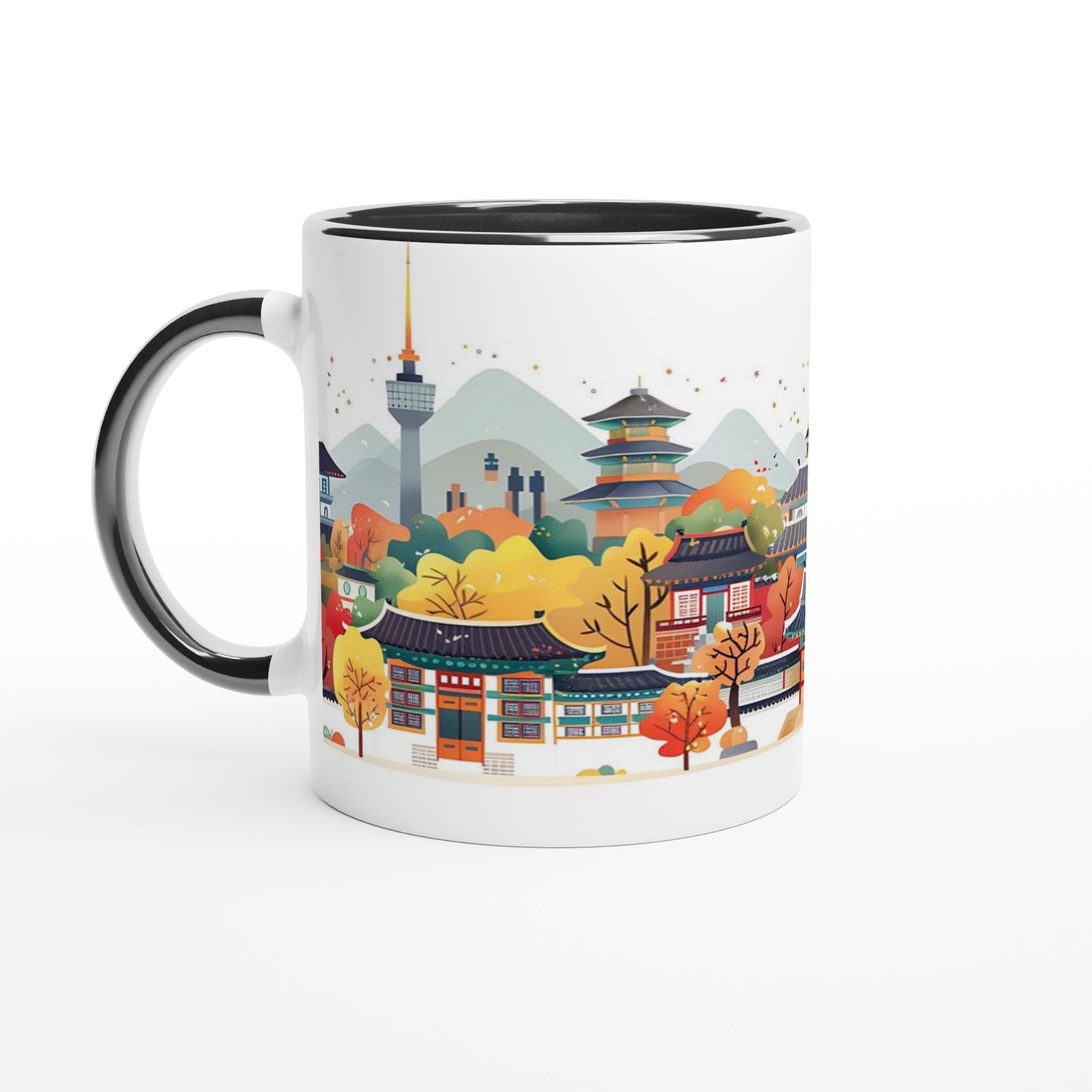 Seoul Cityscape Keramikmugg – En bit av Sydkoreas charm i ditt val av färg 4 41945a1a-fcbb-40ab-ae5e-c02705aeb287