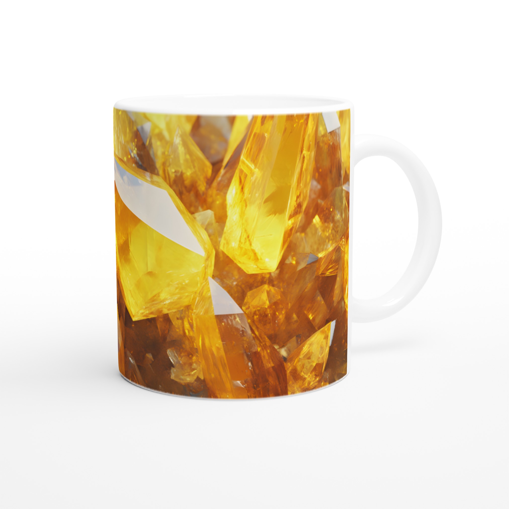 Glänsande Keramikmugg i Guldgult: 11 oz premiumdesign för din favoritdryck – Välj bland 7 klara färger! 9 41ac5a68-664f-4592-9d53-001613c9b2c6