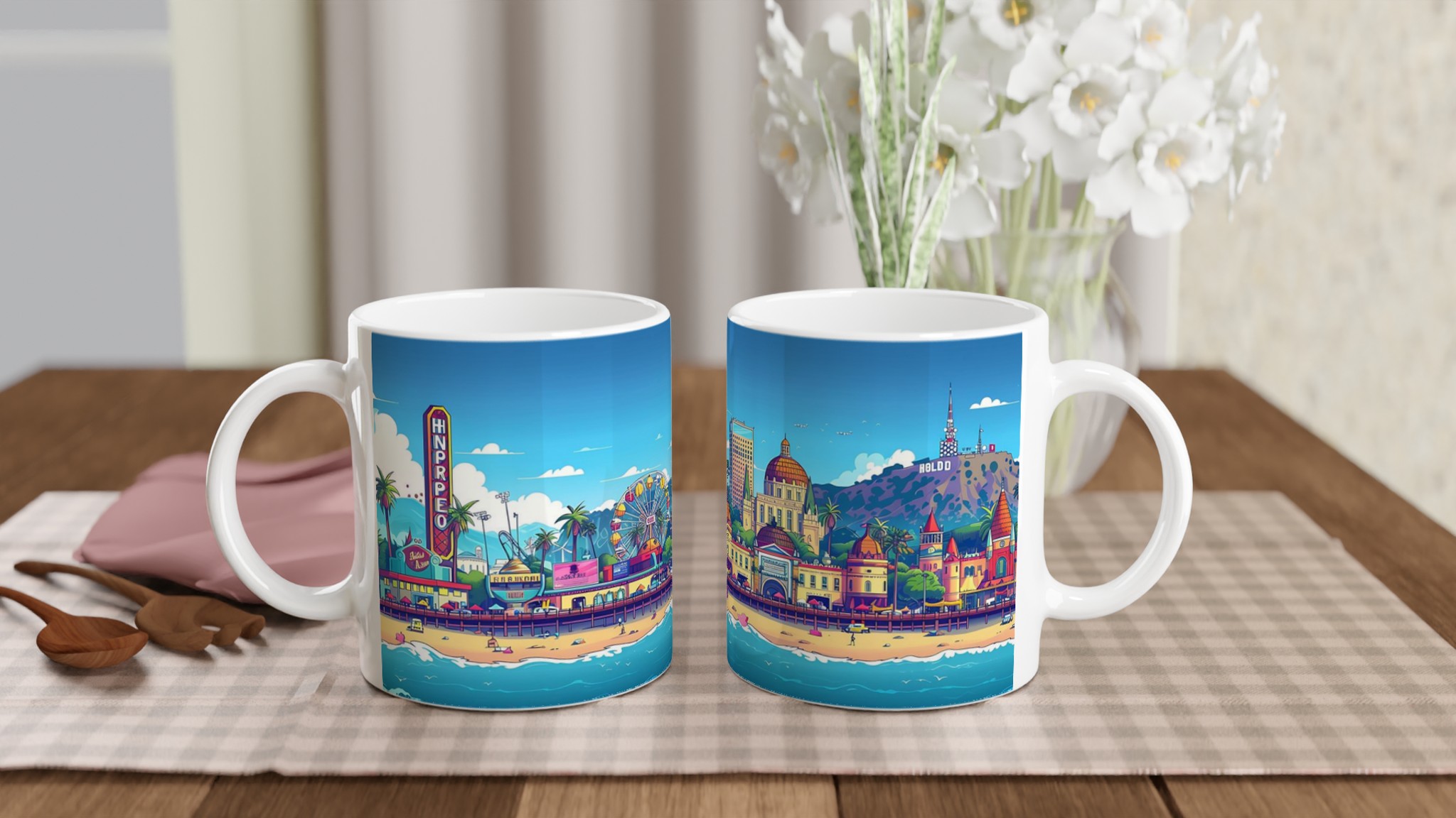 Kuststadens Charm – Färgstark Keramisk Mugg för Kaffe, Te och Soliga Drömmar, Välj din färg! 10 41b0a93e-241f-41ae-8745-9629f6913ec1