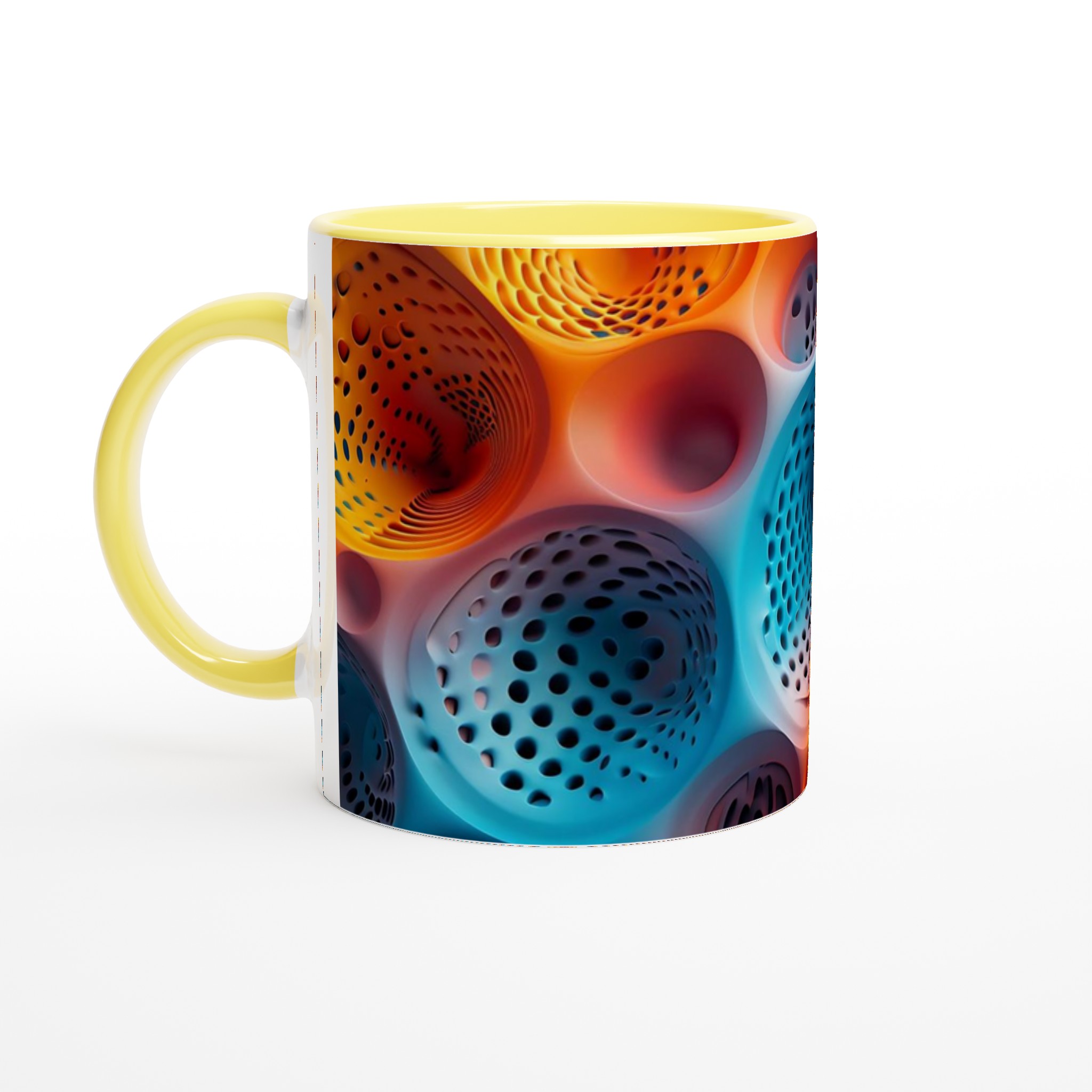 Abstrakt Mugg i Klara Färger: Dynamisk Design för Ditt Kaffebord – Välj bland Flera Livfulla Nyanser! 3 42006daf-02f9-4699-9566-7d8de37b27d8