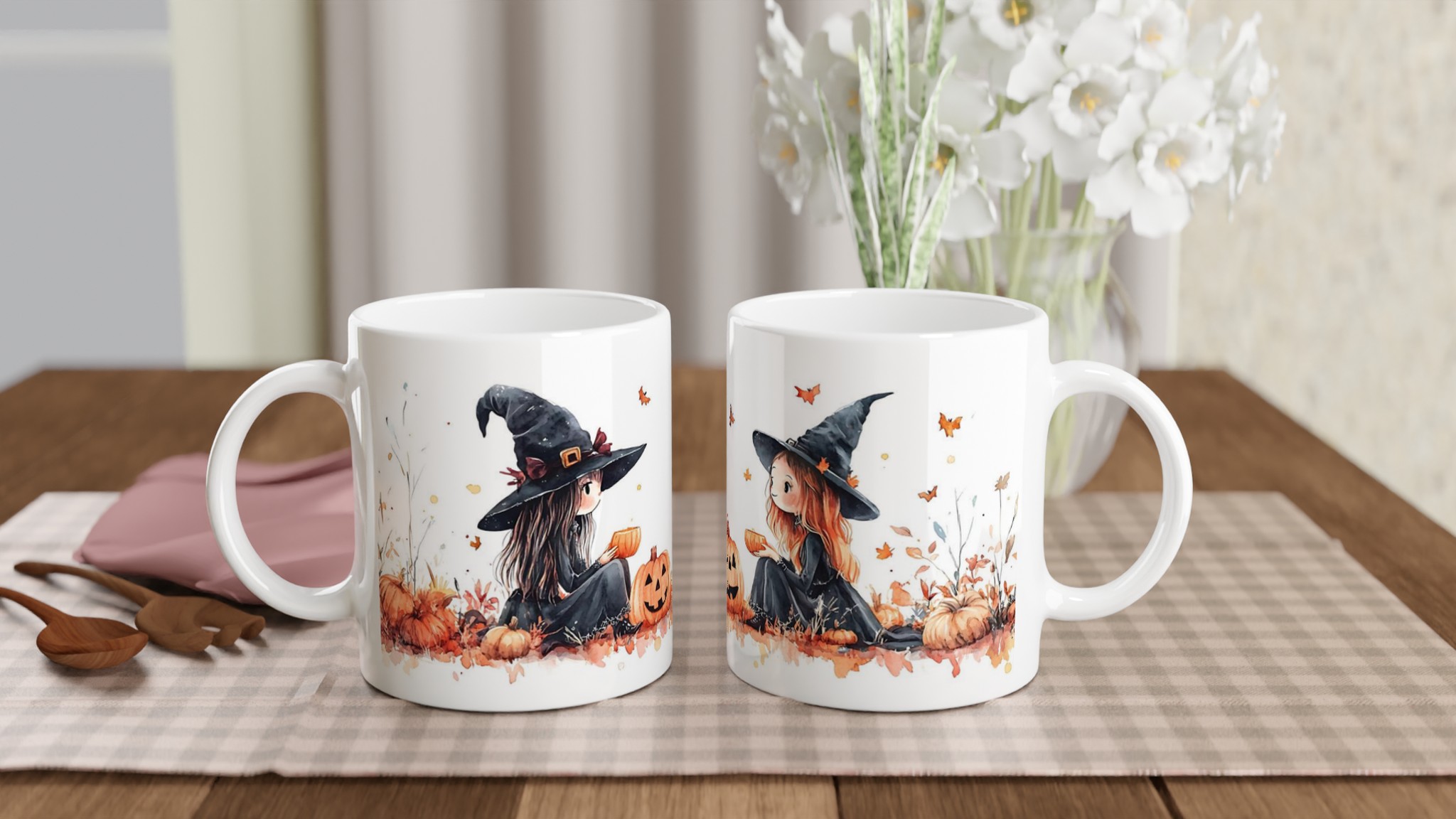 Söta Häxor & Pumpor Keramisk Mugg - Välj din färg för en magisk Halloween! 10 4284fa5e-7523-46d7-b808-270bc2ac51fb