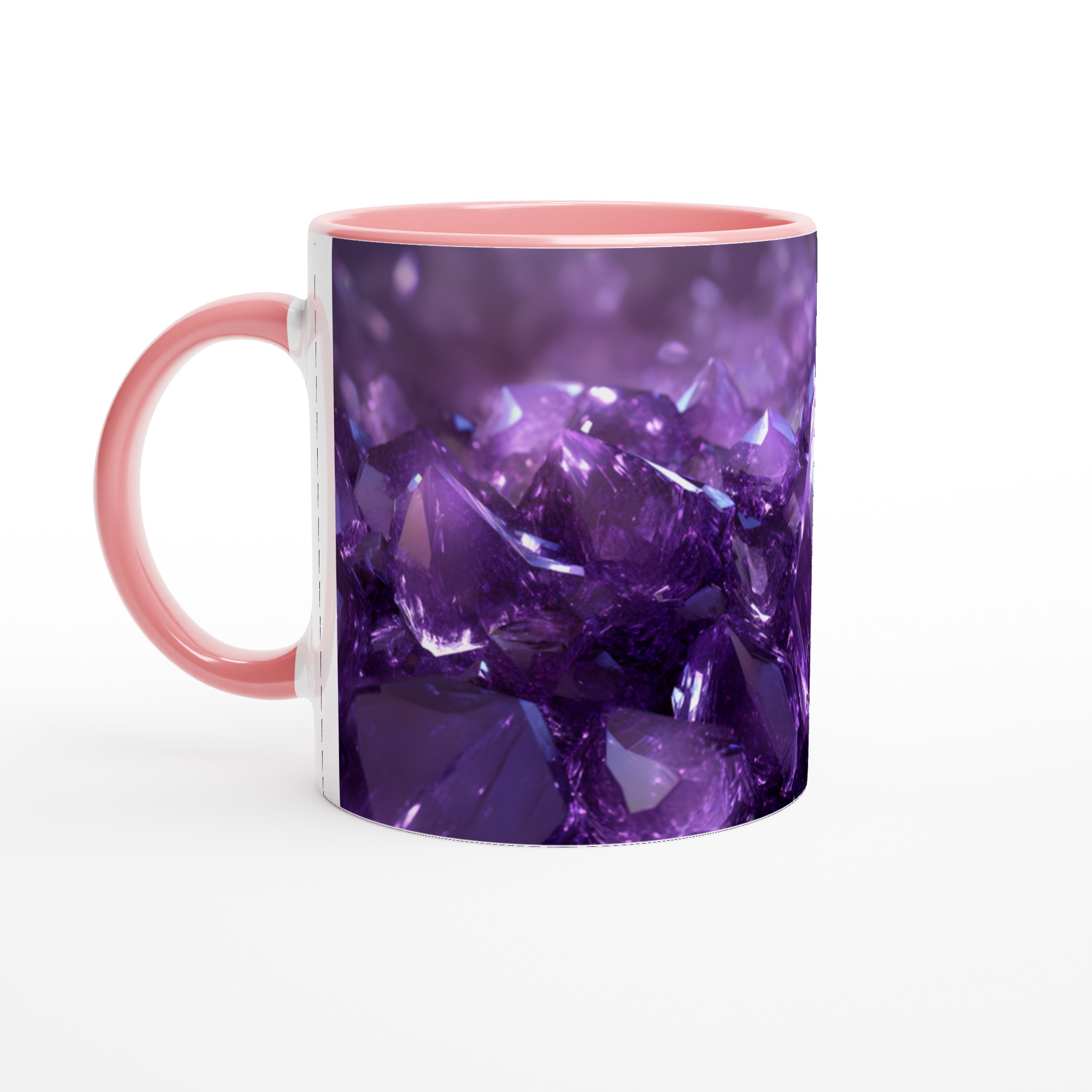 Mystisk Lila Kristalldesign 11oz Keramisk Mugg – Välj bland 7 Förtrollande Färger! 6 428f88de-27e2-484b-8229-95d90975e193