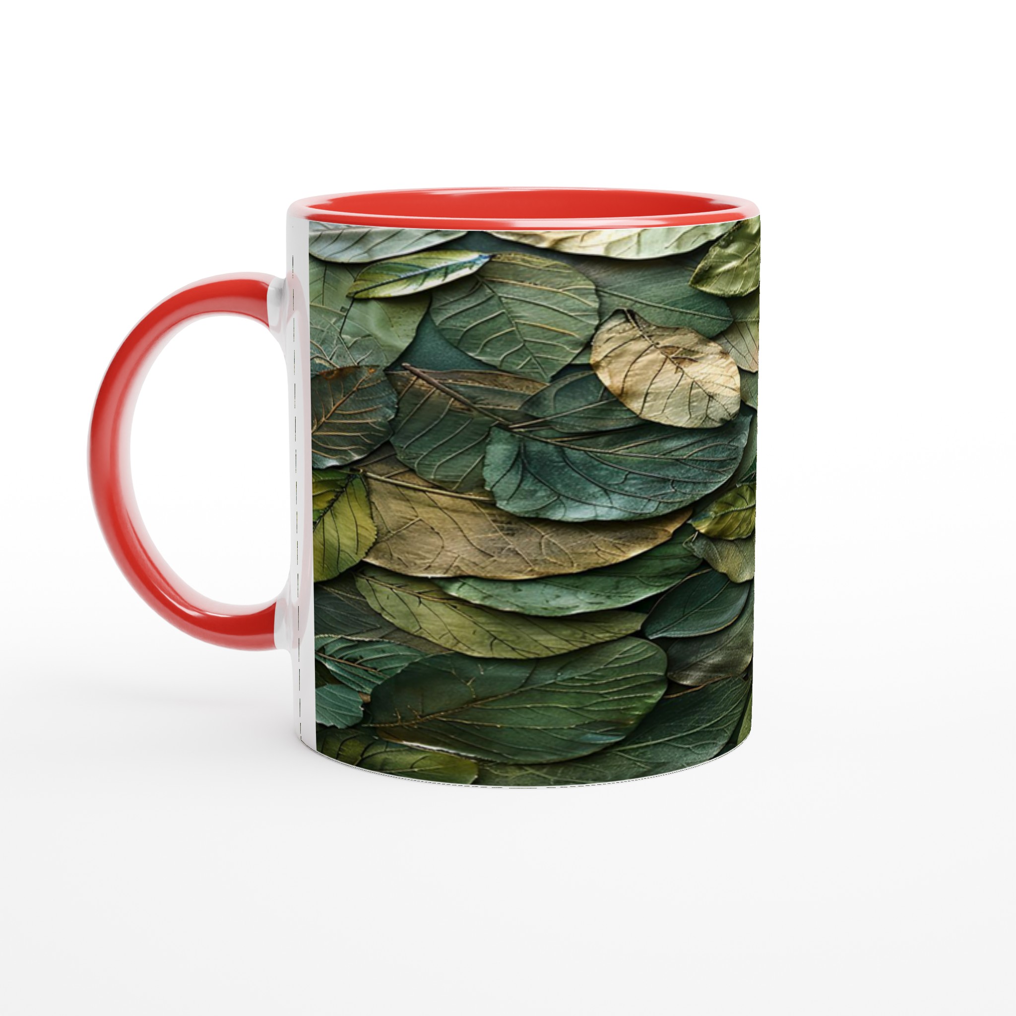 Naturnära Keramisk Mugg 11oz – Skogsgröna Lövdesign i Valfri Färg 5 42b92191-53a8-497b-837e-e1b0005acf1d