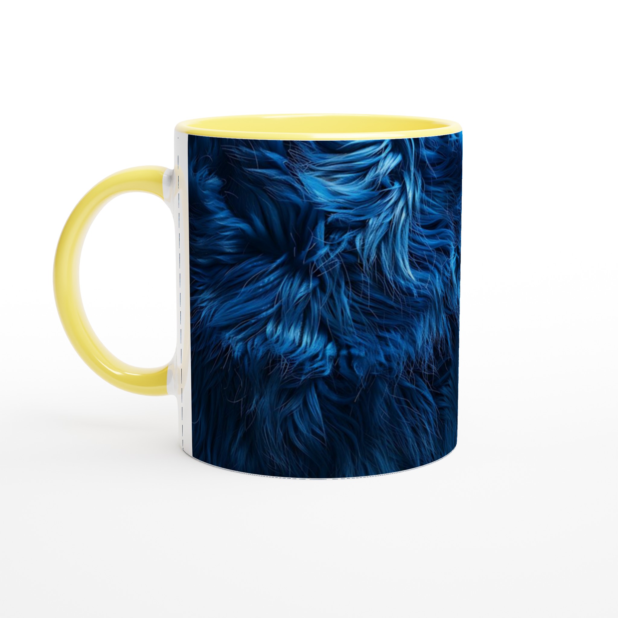 Elegant Vit 11oz Keramisk Mugg med Djupblå Designer i Sju Färger 3 42eea234-507f-4910-b761-843d9892cfcc