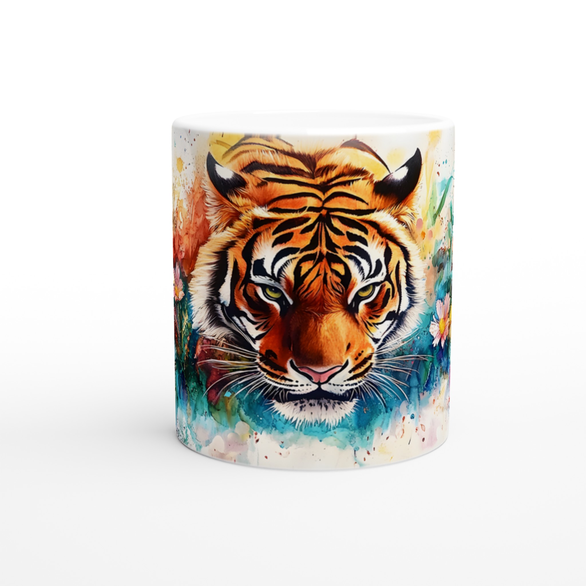 Abstrakt Akvarell Tiger Mugg – Vibrerande Konstmugg i Keramik, Välj Din Färg! 8 4319da43-2f14-4353-adfa-69c25196ae5f