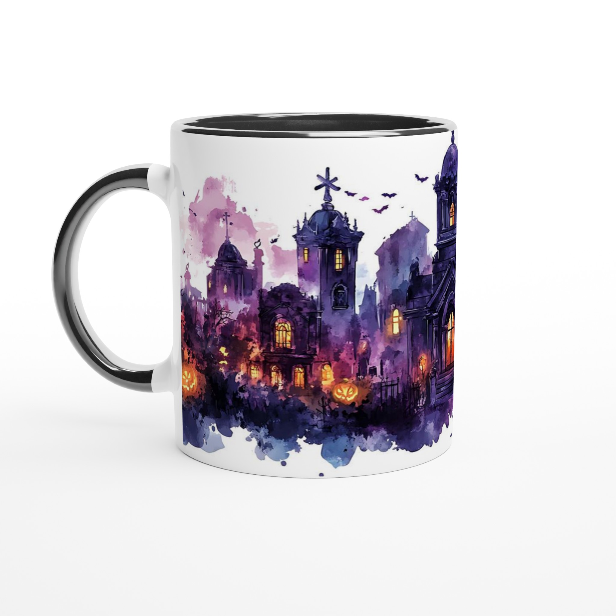 Spöklik Akvarell Kyckogård Mugg – Unik Halloween Design i 7 Färger! 4 43206ffc-3abb-492c-aaba-eec5181a065f