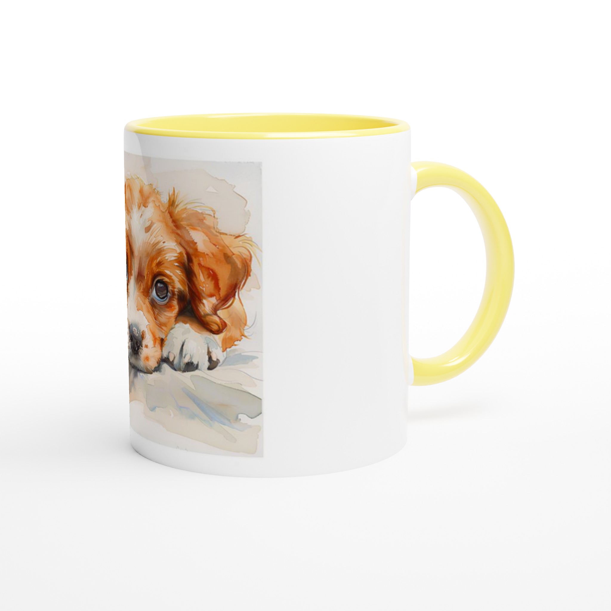 Vattenfärgsvalp 11oz Keramikmugg - Charmig Hunddesign i ditt val av sex levande nyanser 8 433220a4-c5fd-4b74-8866-f78e0957b730