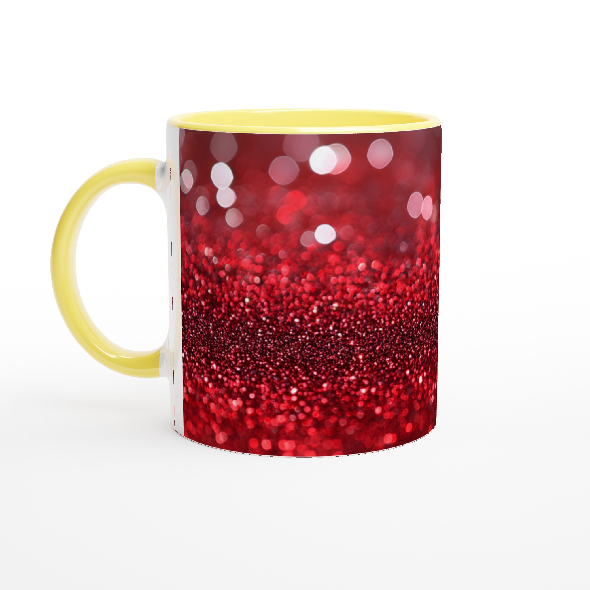 Glittrande Keramikmugg i 11oz – Strålande Red Glitter Design i Flera Färger 3 436a9930-b89e-4039-837e-a87d5795cc1f