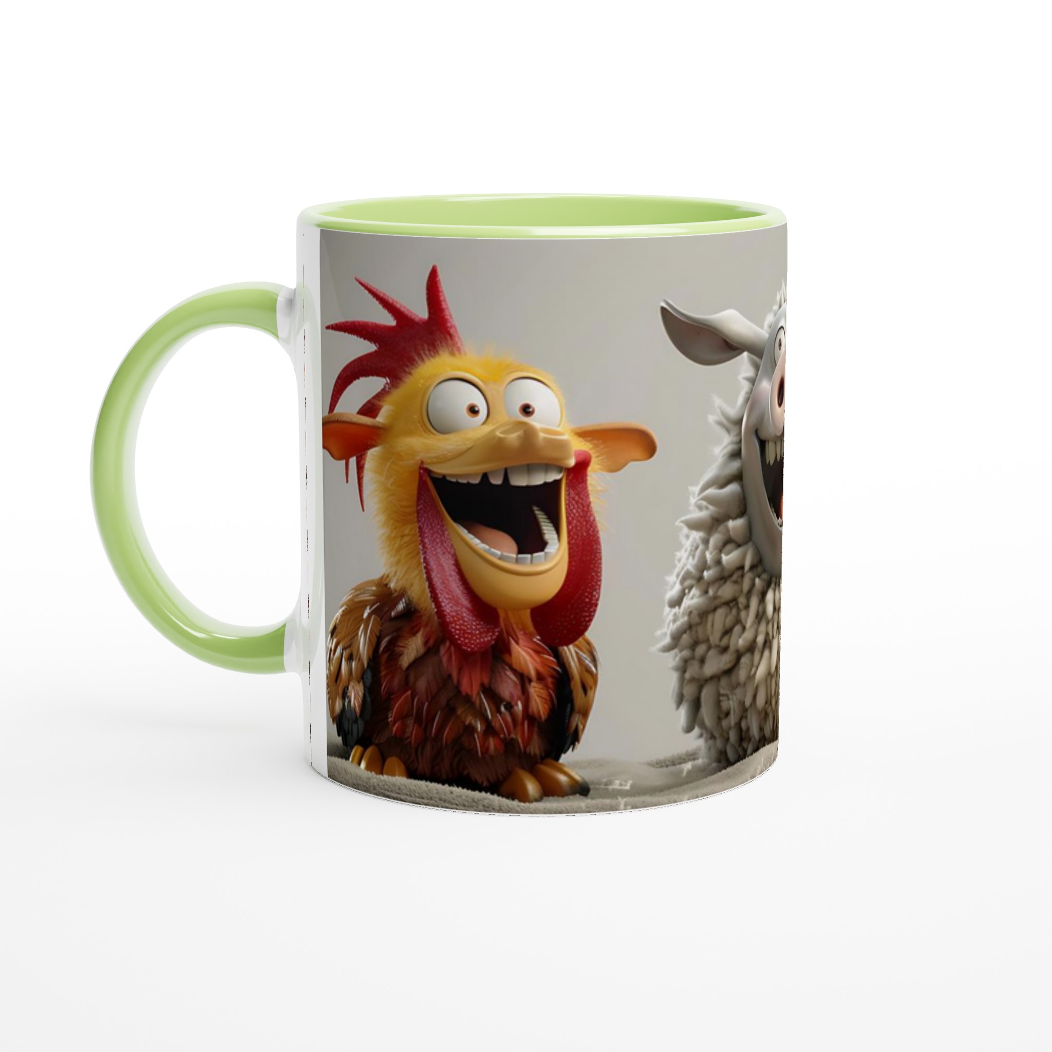 Glada Bondgårdsdjur Keramikmugg – En Skrattfest för Ditt Kaffe, Välj Din Favoritfärg! 7 43e899a0-d882-4f04-8ec4-e3e350180fa3