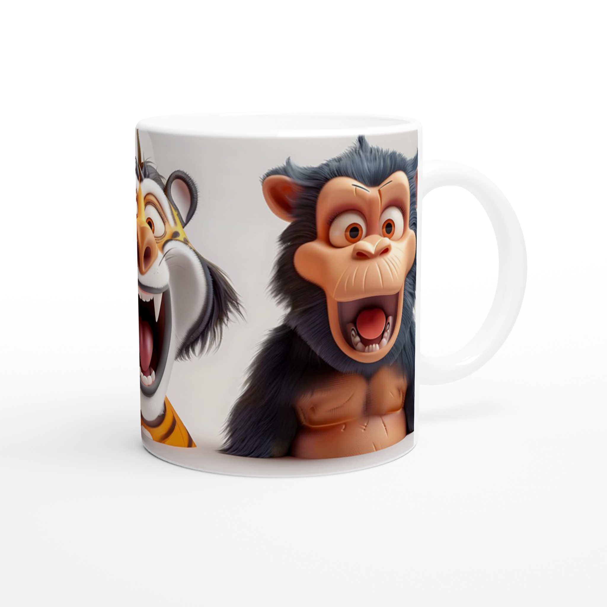 Skämtsamma Djur: 11oz Keramikmugg – Välj bland 7 Livfulla Färger för din Perfekta Kaffestund! 9 441bea28-fd1a-4a29-9d36-19db8cd6b693