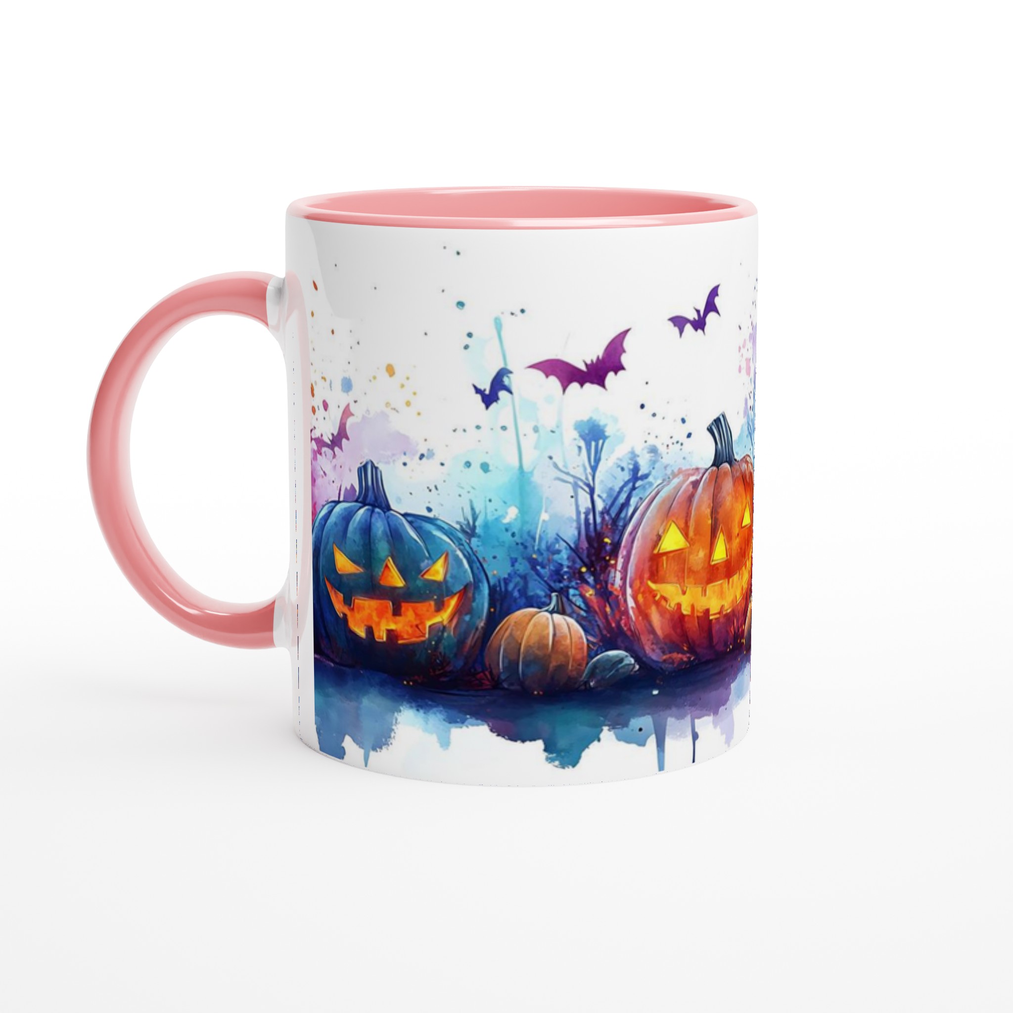 Mystiska Halloweenpumpor 11oz Keramikmugg - Spöklik Design i Färgstarka Nyanser 6 44284e89-05a9-4453-a4ee-5e1888d78ee4