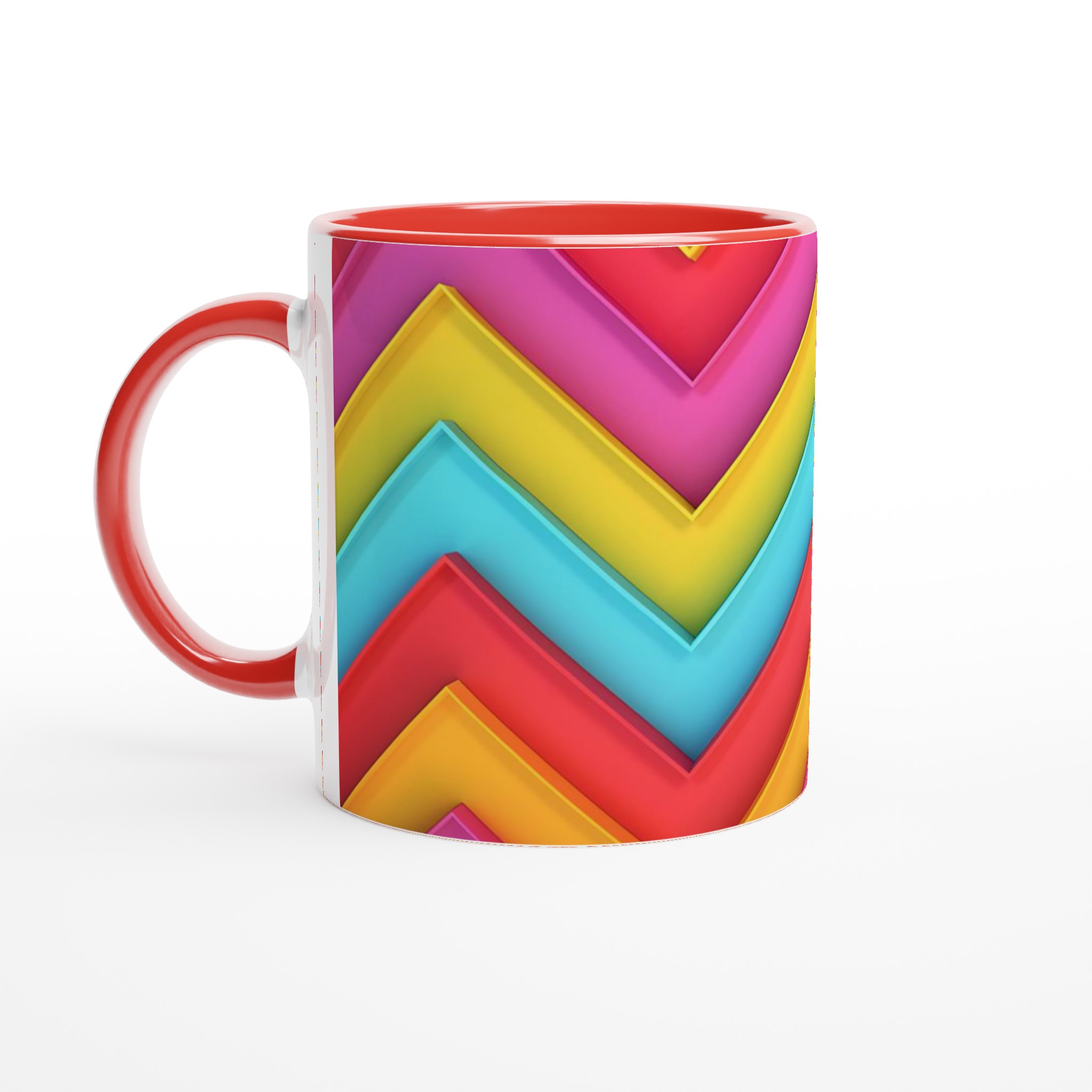 Färgglad Chevron Keramisk Mugg - Välj bland 7 Livfulla Nyanser för Din Perfekta Kaffestund! 6 442ca7a6-bacc-48ee-bc80-20518e22ba9c