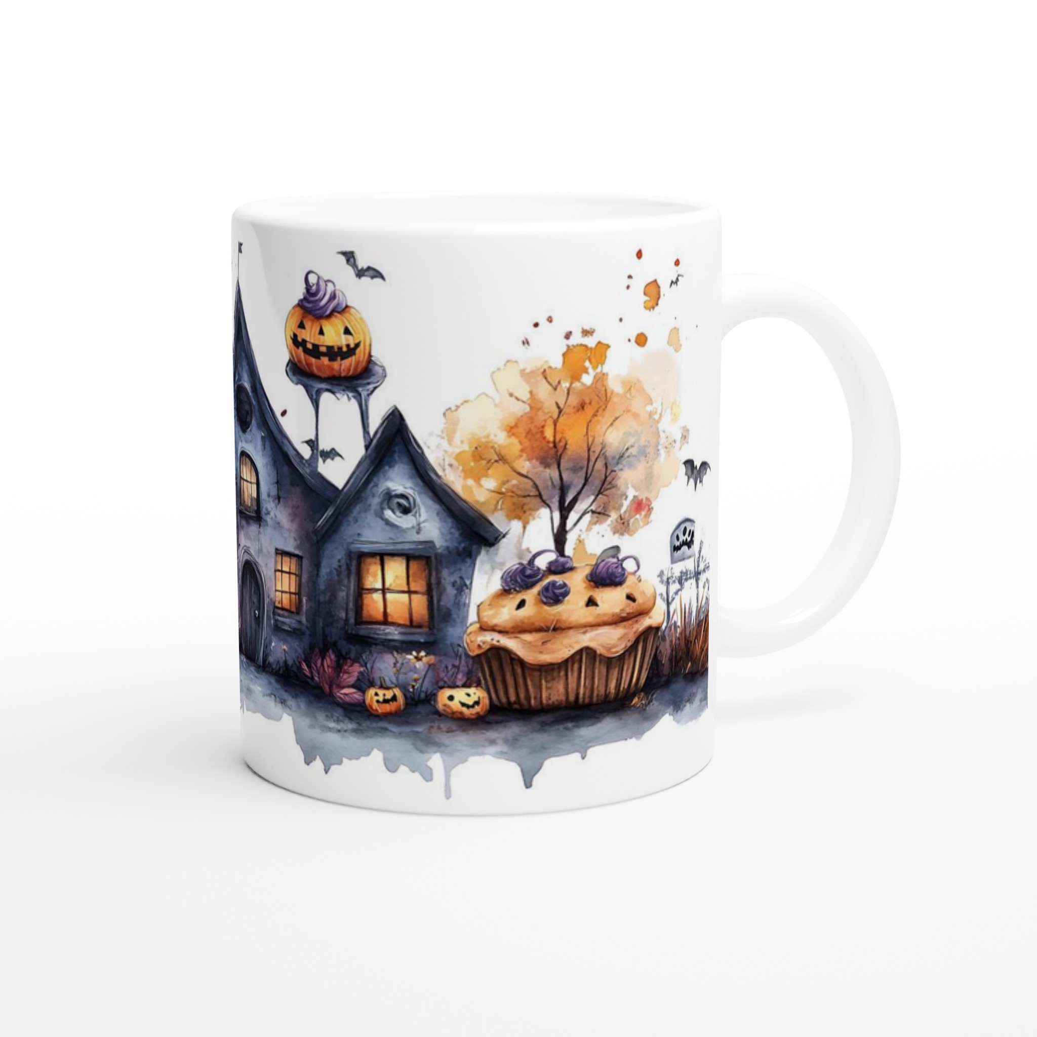 Spooky-Söt Halloween Hus Kaffemugg – Förtrollande Keramik för Höstens Fester, i flertalet färger 9 446fe498-abcf-4c82-9c59-4832751b2df8