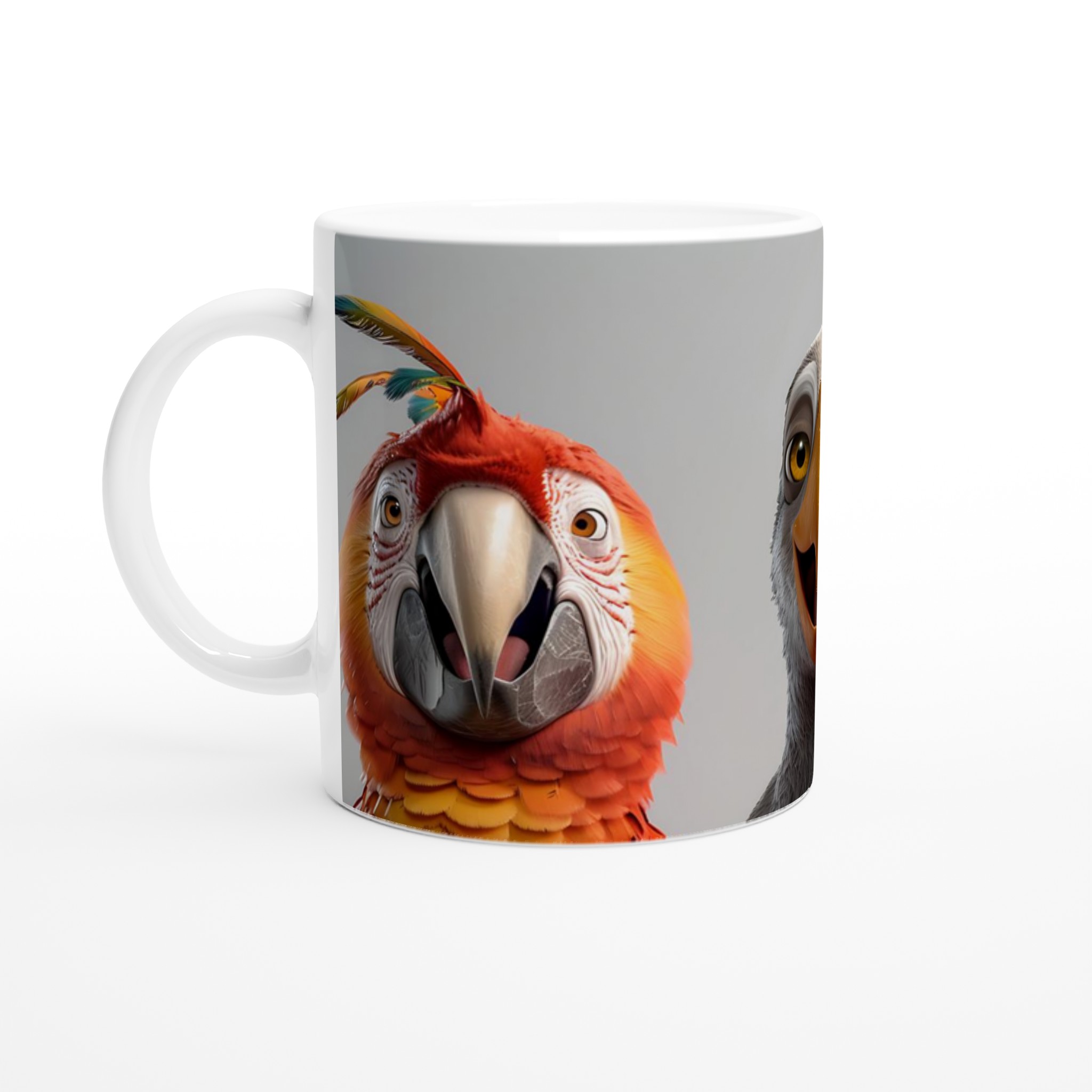 Glad Fågel Keramisk Mugg – Personlig Design för Kaffeälskare i Valfri Färg! 1 44a2802e-4c25-4d1d-ad47-1d4fc33a124b