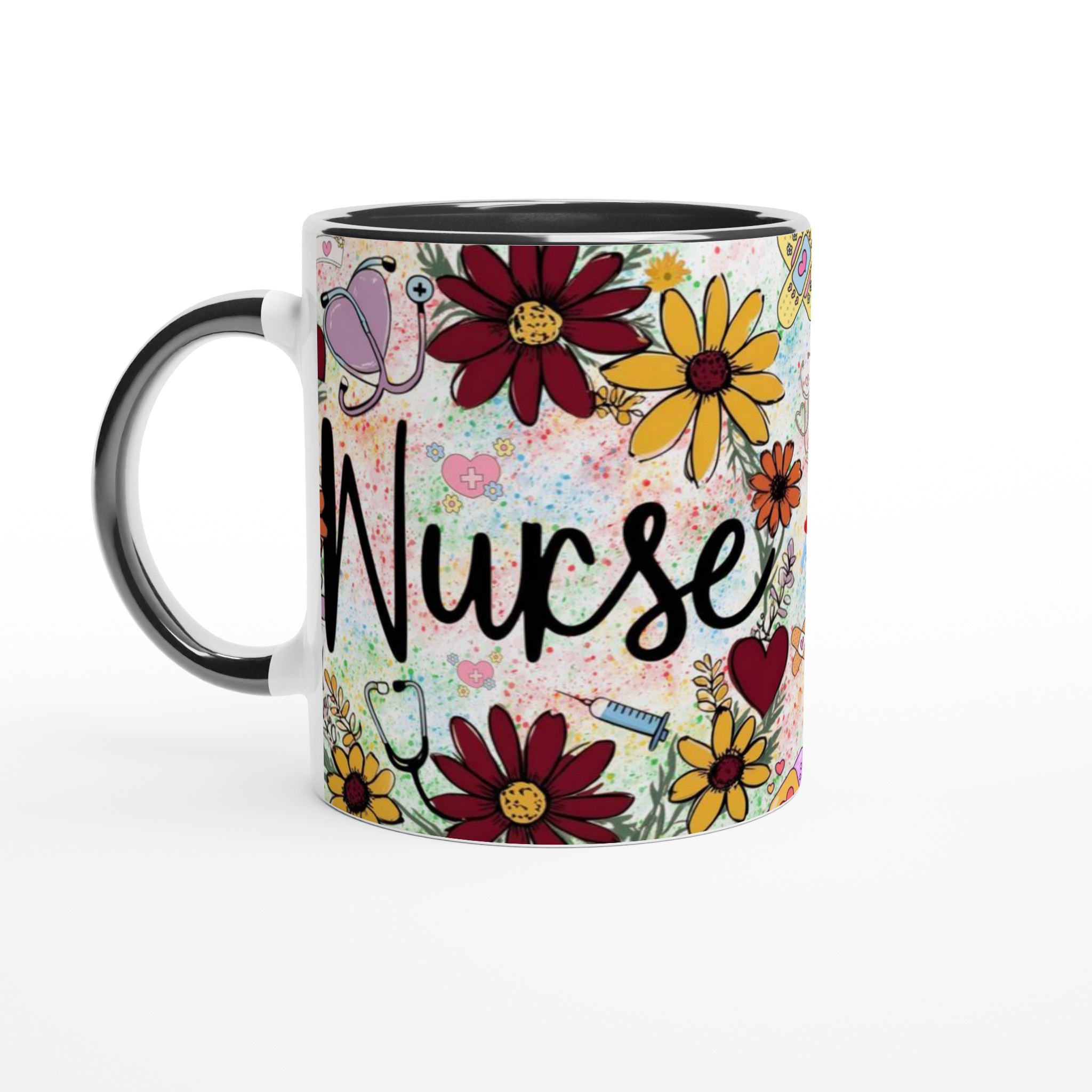 Vibrant Nurse-Themed 11oz Ceramic Mug in Your Choice of Colors 4 44a2aab2-25db-4c46-980f-3255e521fd03