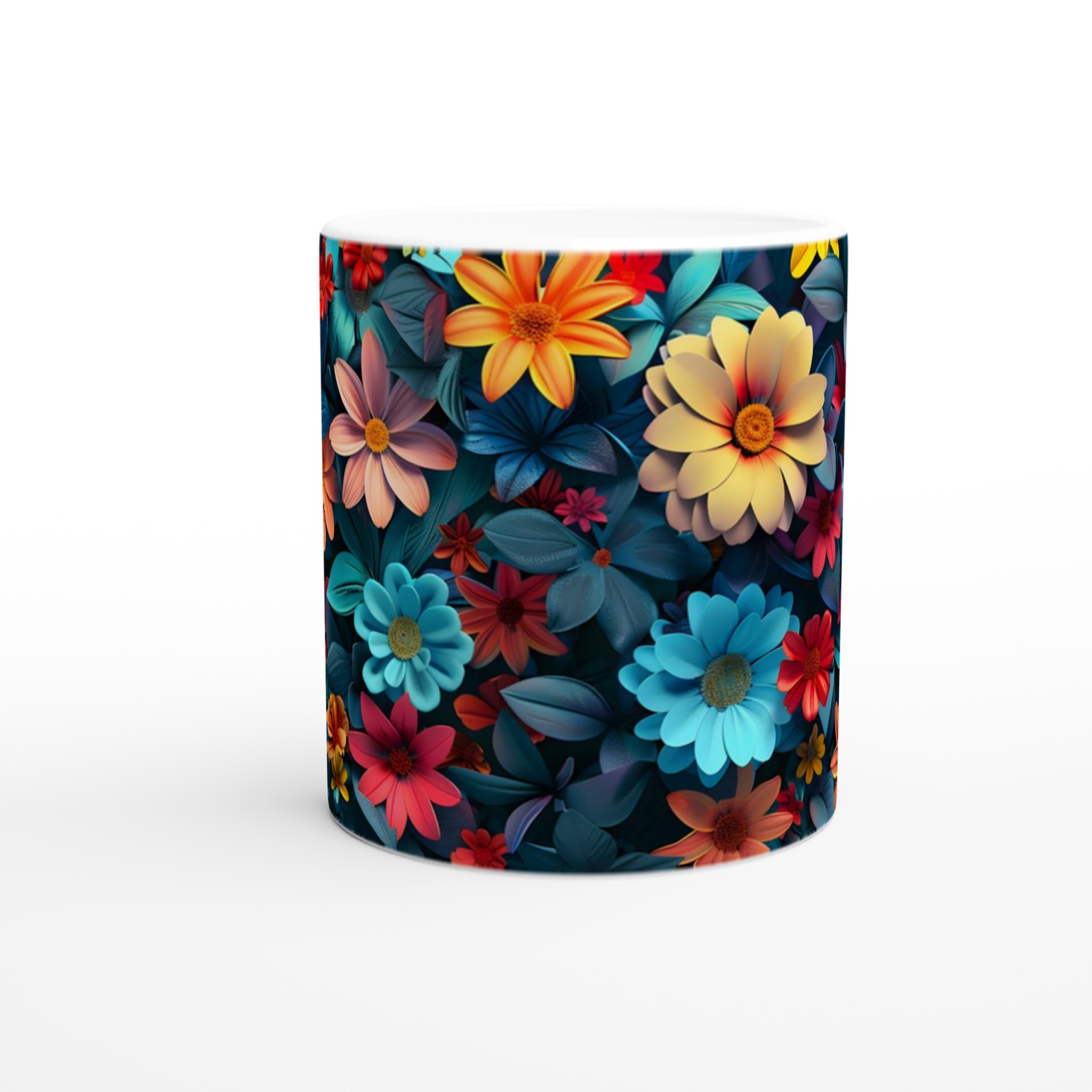 Färgexplosion: 11oz Keramikmugg – Din Personliga Blombukett i Valfri Kulör 8 44c11487-83c9-4b4a-83ea-d5c120b6d418