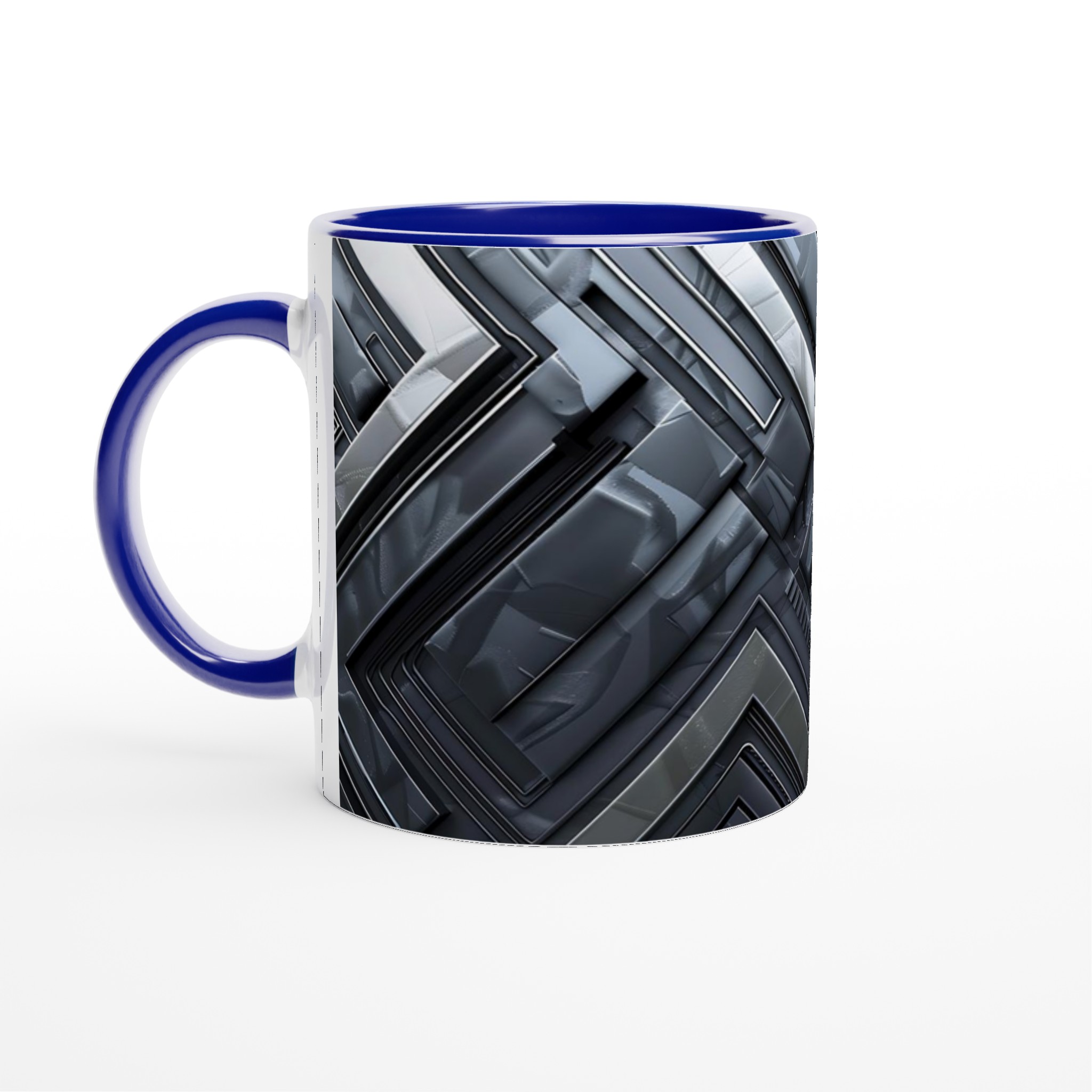 Abstrakt Cybertripp 11oz Keramikmugg - Futuristik Design i Valfri Färg 2 44ea46a3-78cf-469f-aefd-fbb9d8cda26e