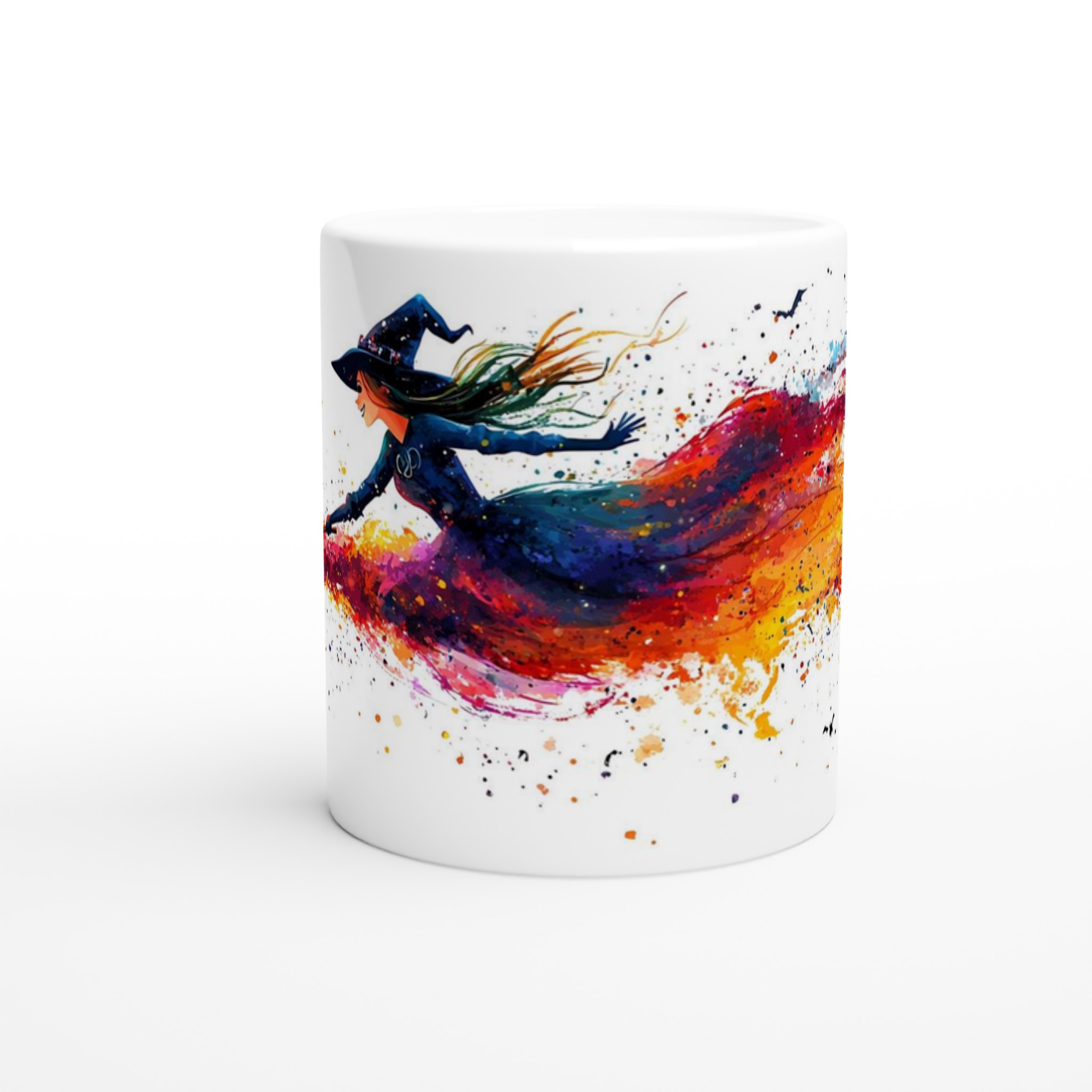 Magisk Akvarellhäxa Mugg – Färgglad Halloween-inspirerad Keramikmugg för kaffe och te 8 44eaf39f-b76e-4f62-a754-e4bb2d8e77a5