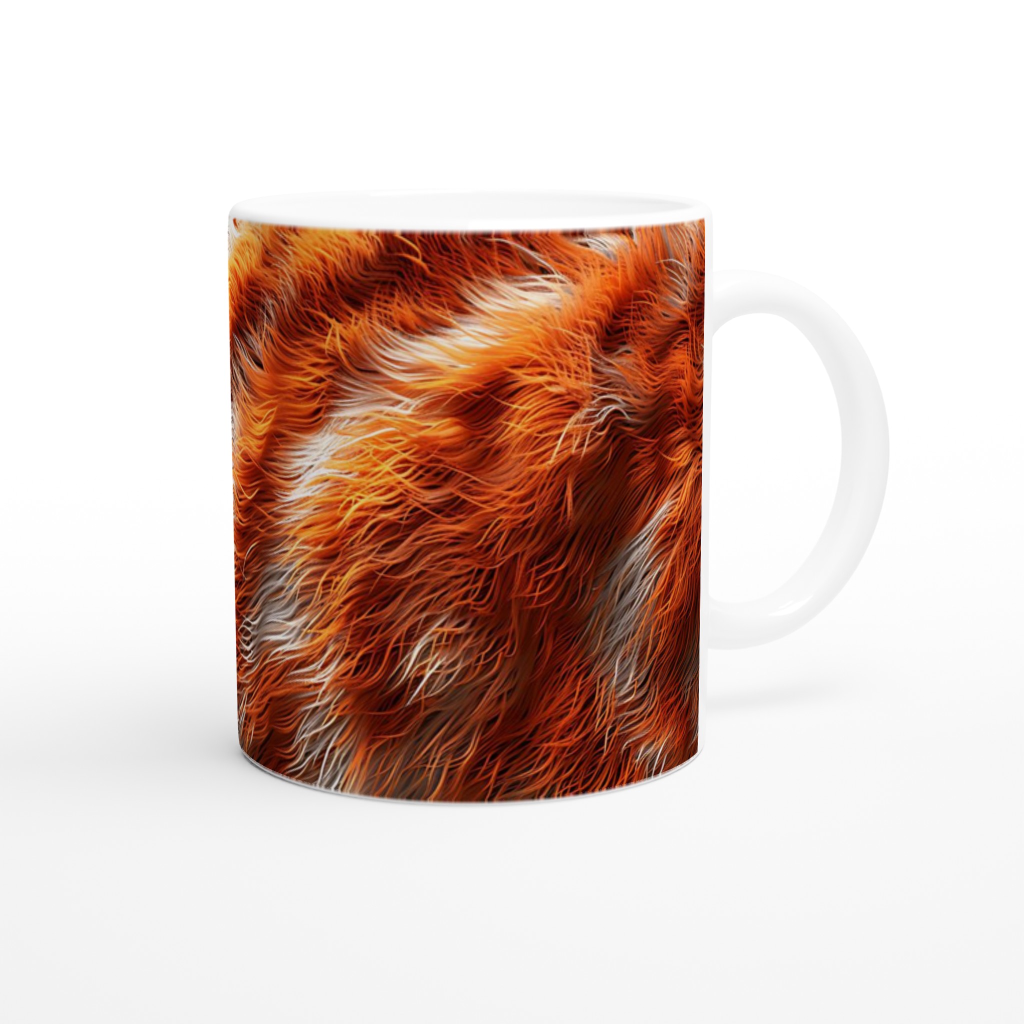 Vit 11oz keramisk mugg med livfullt orangerött och vitt mönster – välj din favoritfärg på keramikmuggen 9 452152e2-9be8-4695-b7ea-4a1183d858d4