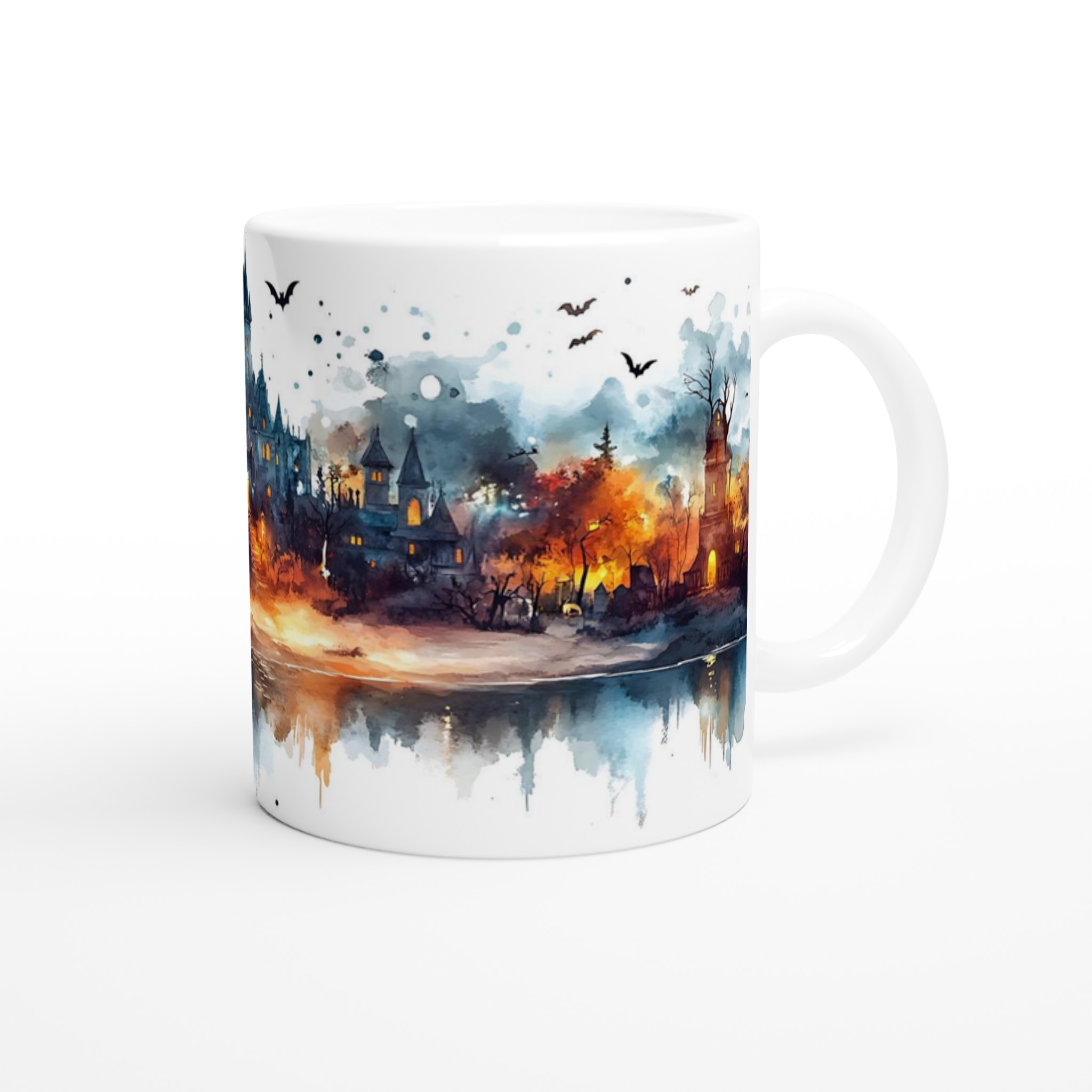 Mystisk Slott-mugg i Akvarell – 11 oz keramisk mugg för Halloween & Sagofantaster 9 456d532e-d59d-4052-8b30-7ef6a9a64858