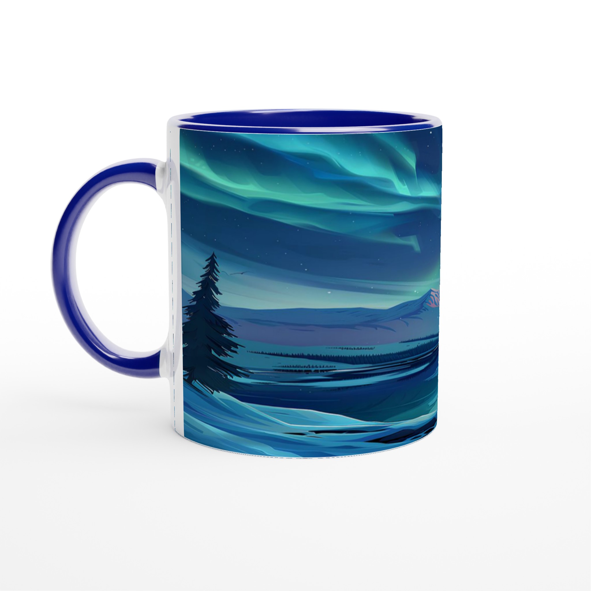 Nordic Aurora Keramikmugg – Magiska Norrsken på 11oz Kaffemugg 2 45d6bdff-fb64-4854-946f-a1b0dab64159