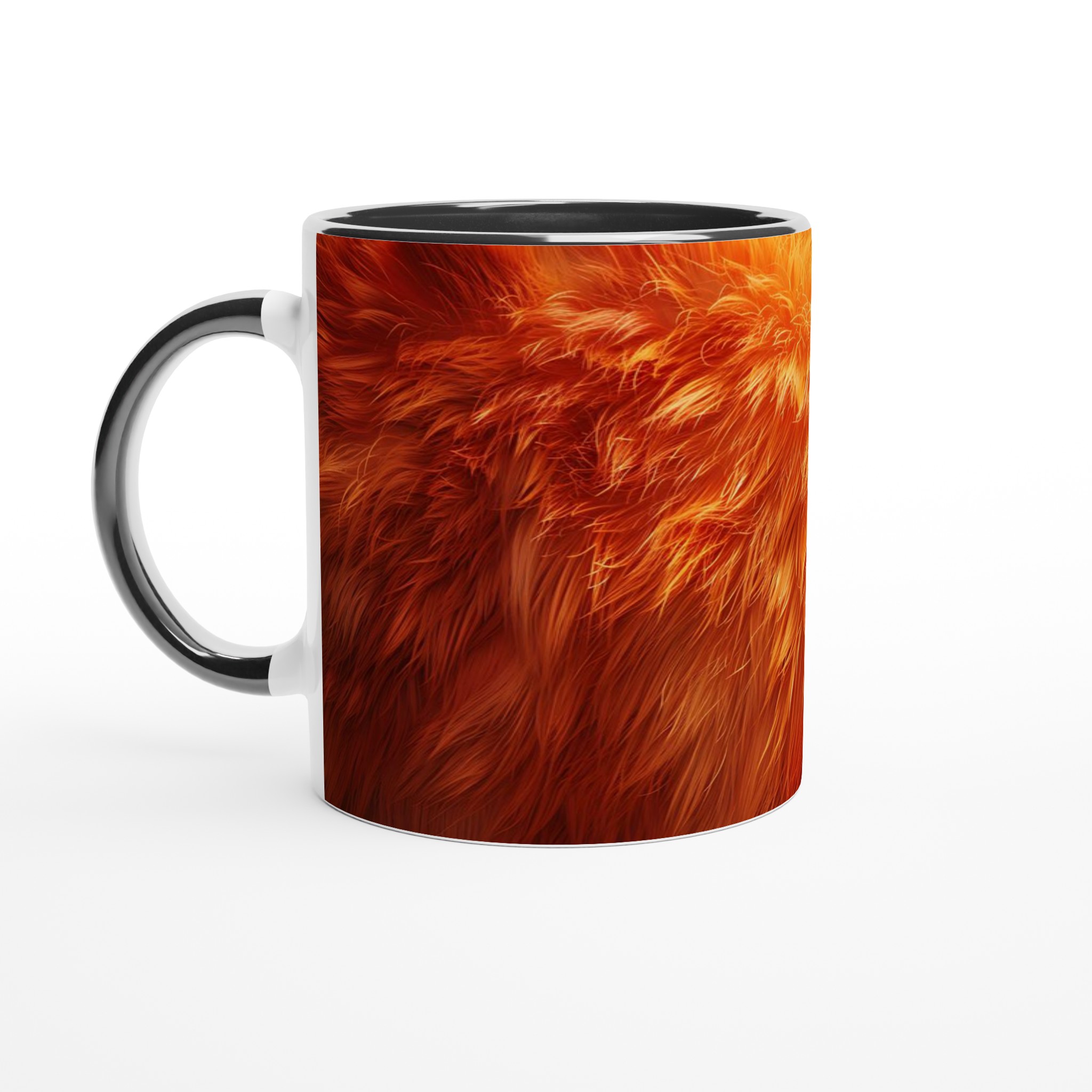 Vit 11oz Keramisk Mugg med Eldig Orange-Hårig Textur – Välj Din Personliga Färg 4 462c36ba-8fb0-4f39-b5b5-255e660f871f