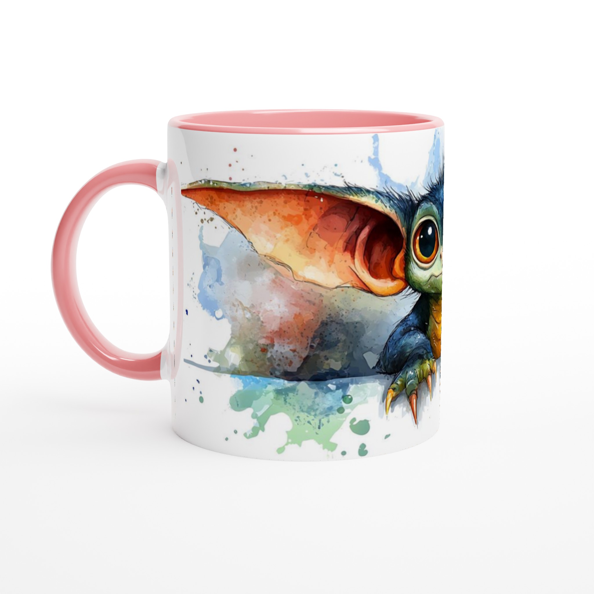 Söt Liten Varelse 11oz Keramisk Mugg – Lekfull Vattenfärg för Kaffestunden i Sju Färger 6 463bf64f-a299-4c39-a180-54ddd76034be