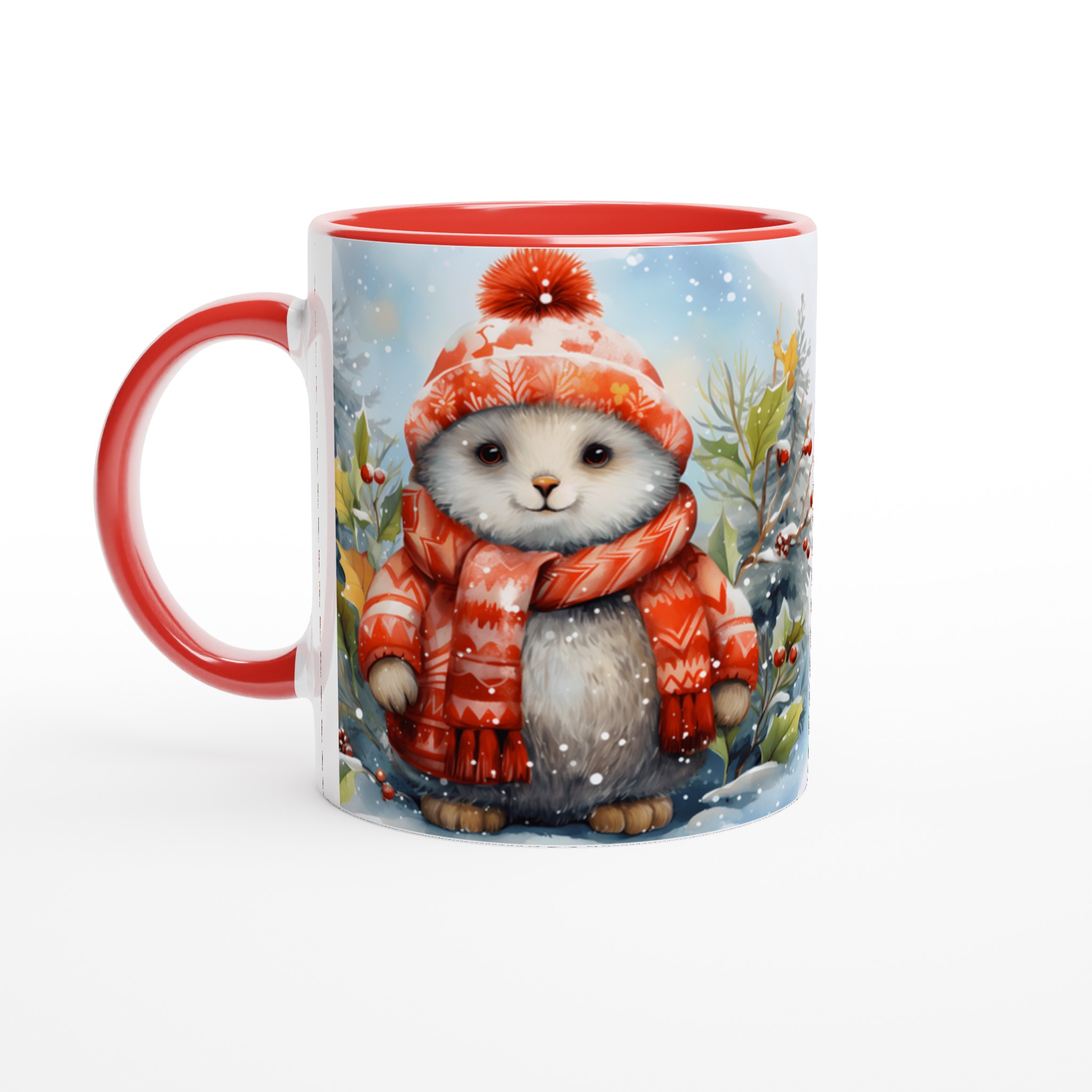 Mysig Vinterräv Mugg – Keramisk 11oz Kaffemugg i Din Färg 5 464ea504-21f4-42d3-a44c-ccf0c3292f1e