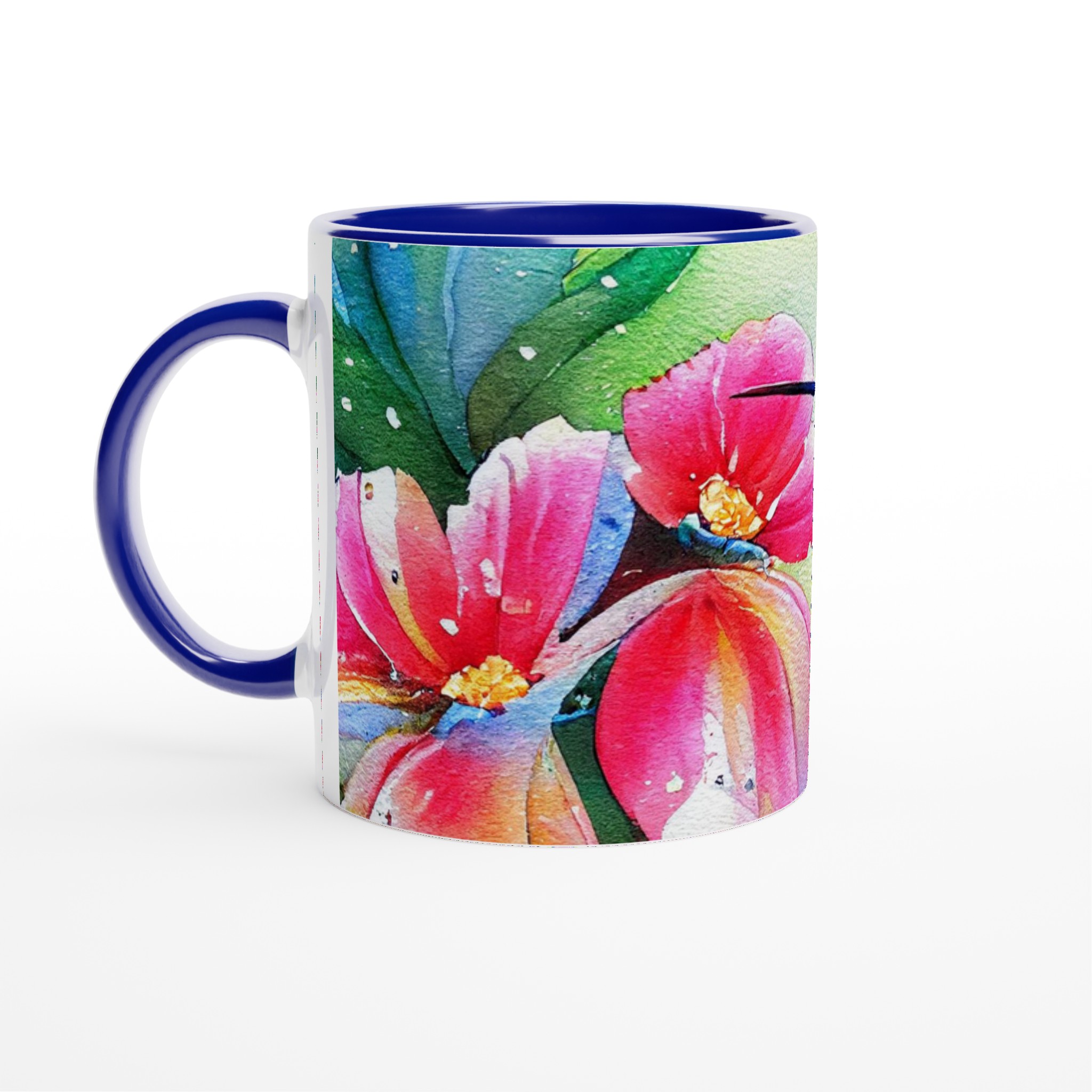 Vibrant Hummingbird Ceramic Mug – 11oz of Artistic Elegance in Your Choice of Colors 2 4669bbd2-c88f-4906-b968-c68893e313c7