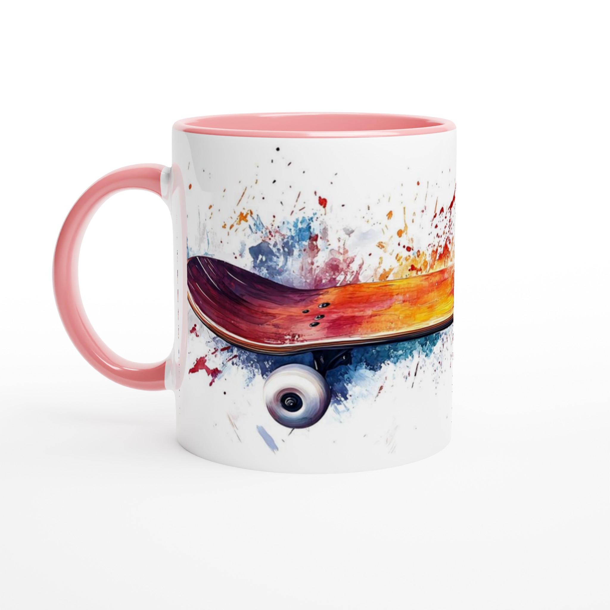 Skateboard Konst Mugg – Dynamisk Akvarell Design i Flera Färger, 11oz Keramisk Mugg 6 4681ba29-6839-4af5-8be9-cfa371d929ae